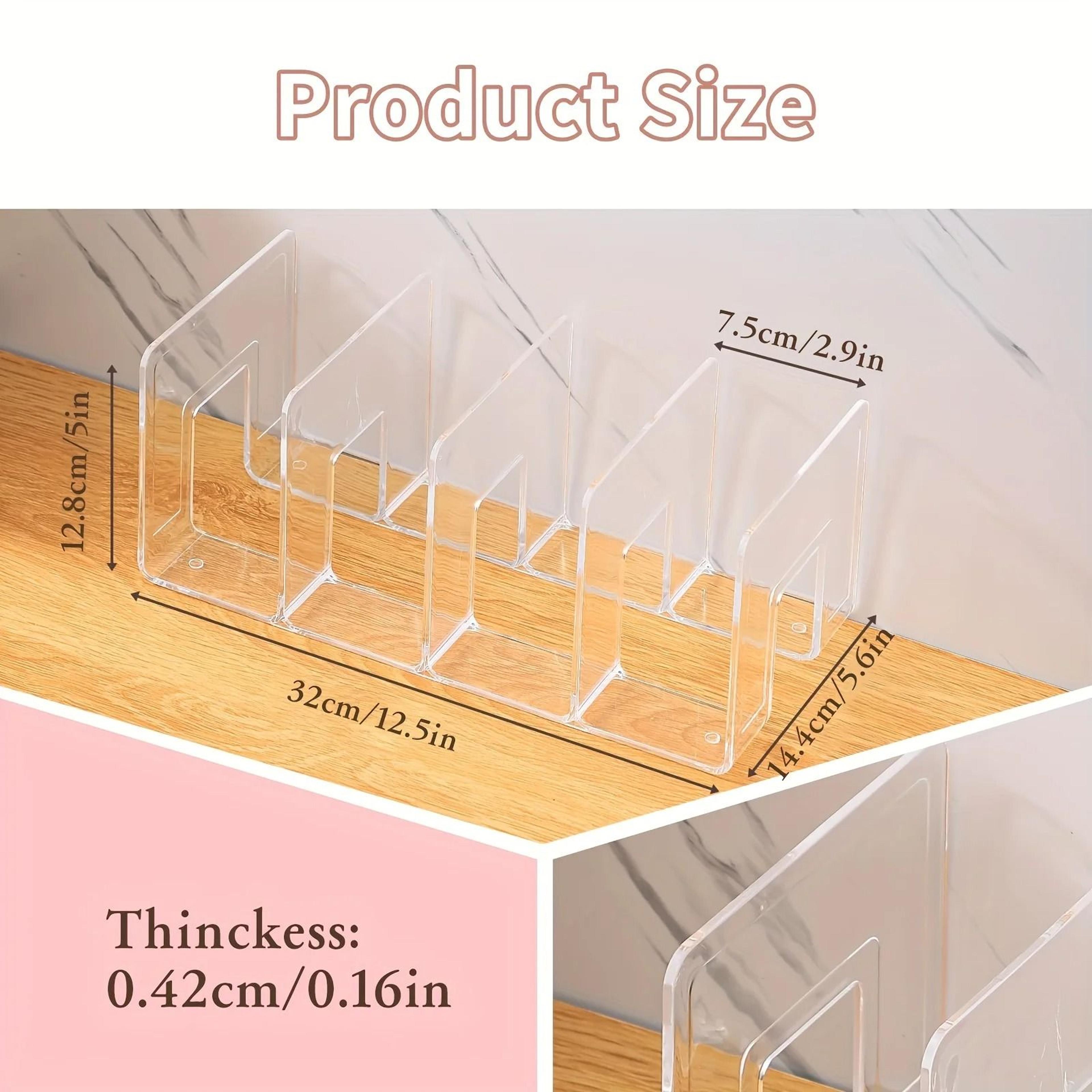 Clear Plastic Purse  Handbag Shelf Divider Stand 2Pack 2