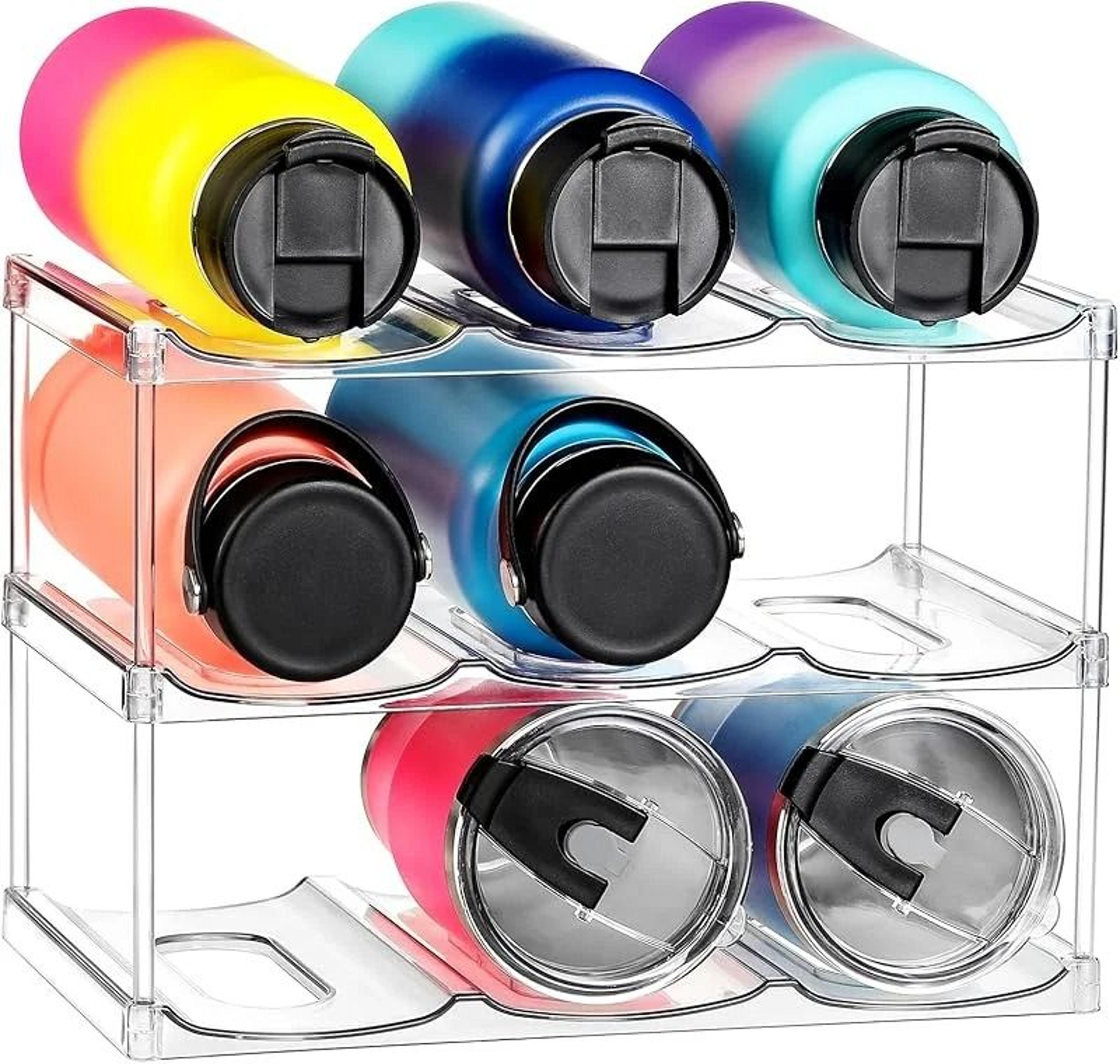 Transparent Stackable Large Diameter Water Cup Storage Rack 8