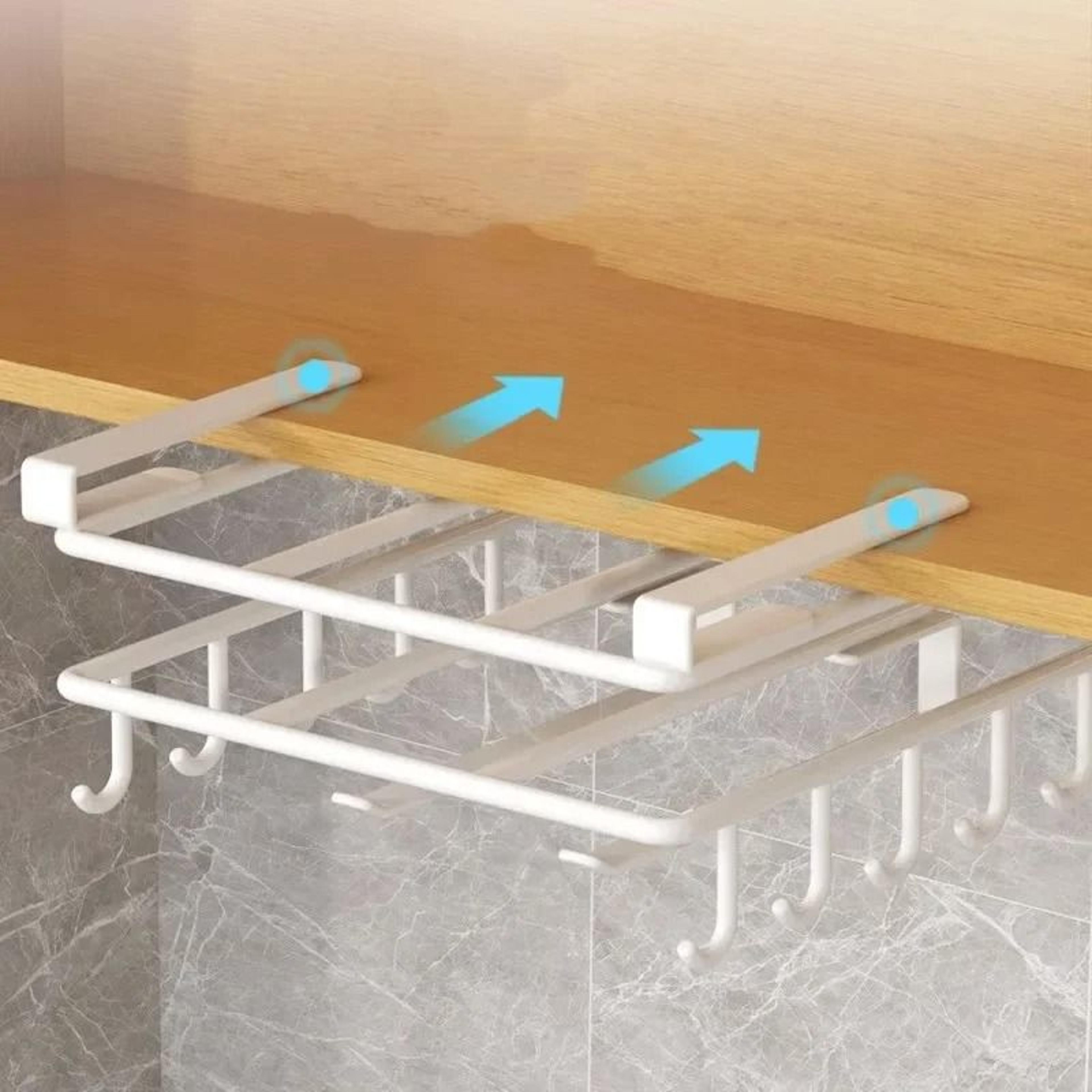 MultiFunctional Metal UnderShelf Kitchen Cabinet Organizer 4