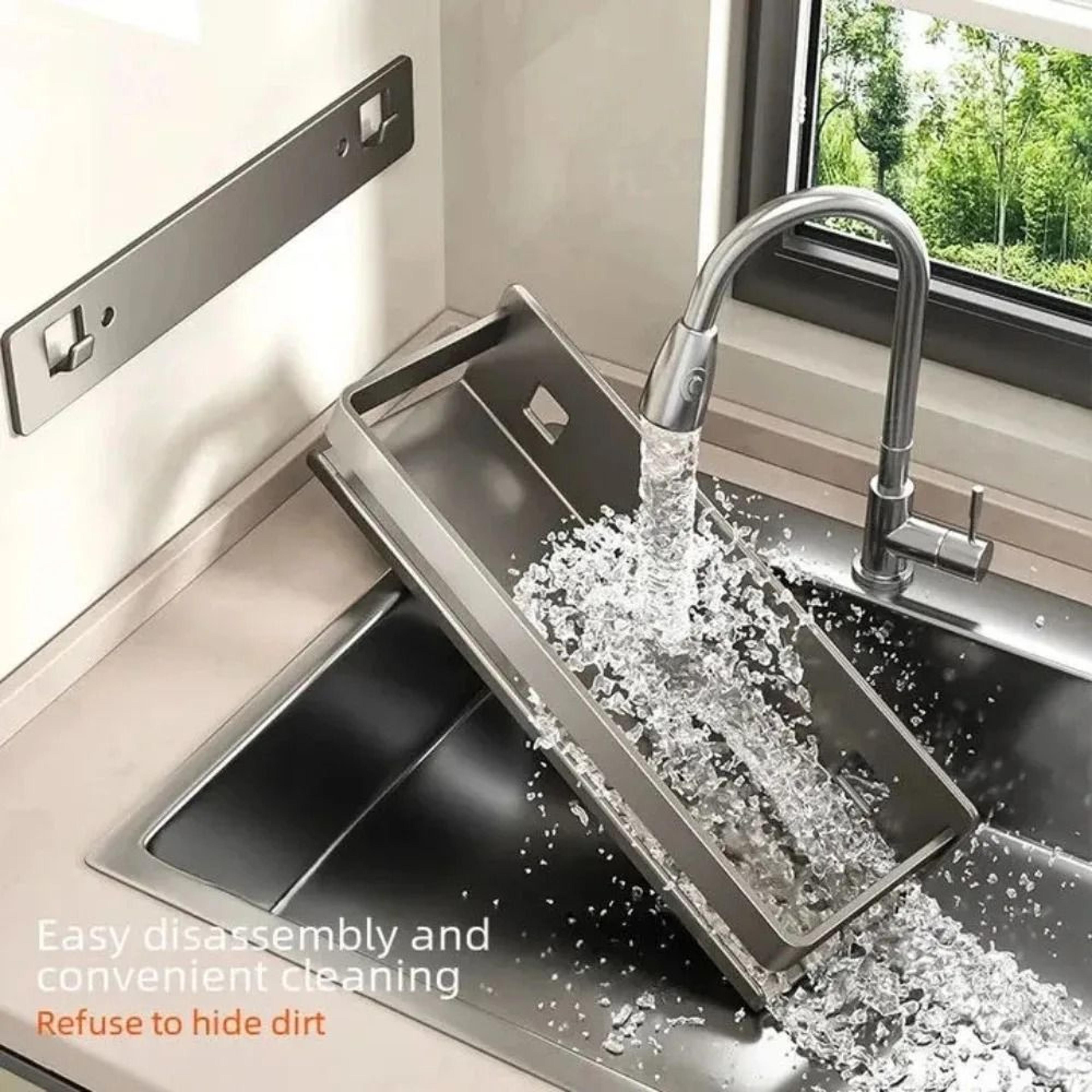 WallMounted MultiFunctional Bathroom  Kitchen Storage Shelf 3