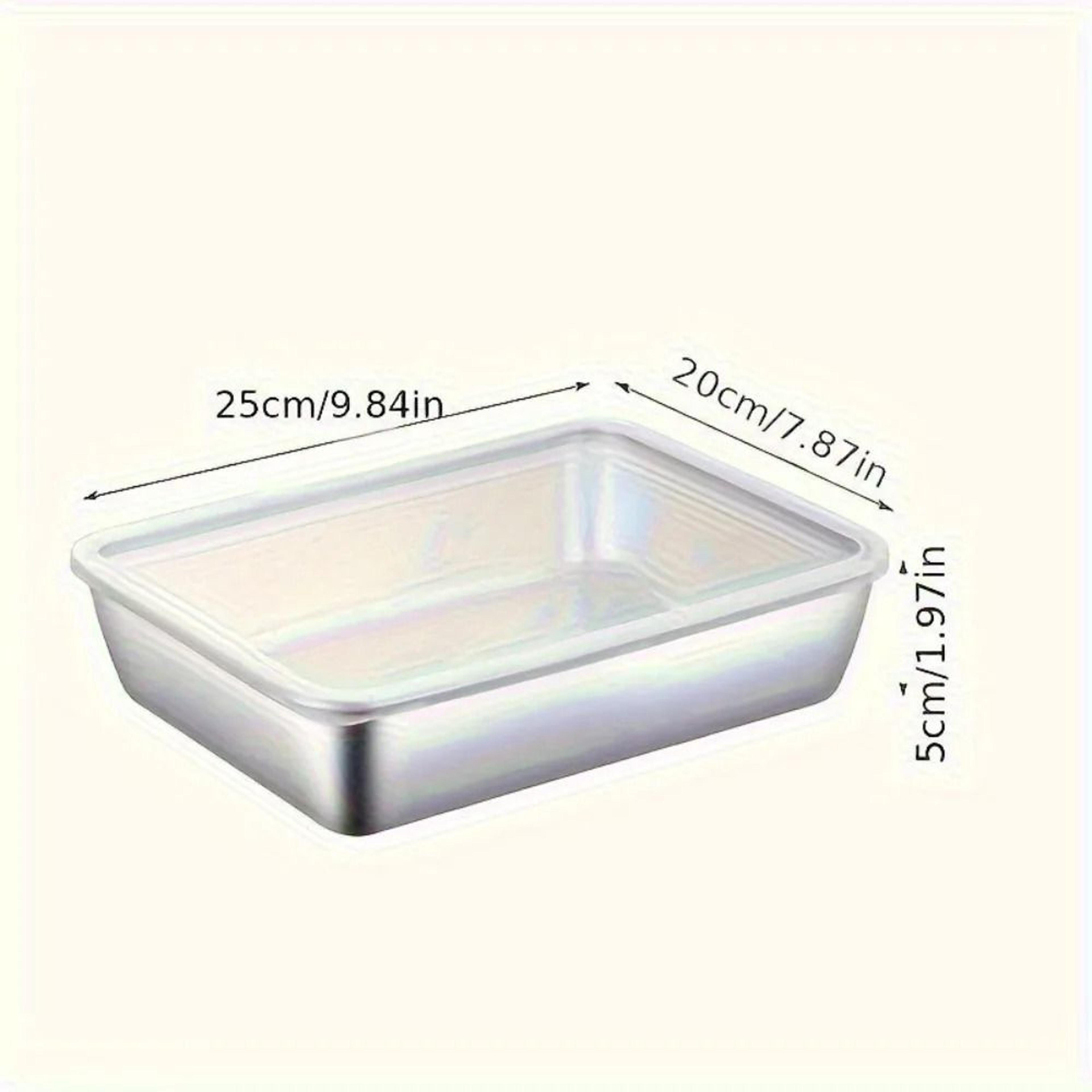 8Piece Stainless Steel Food Containers  Leakproof Stackable Freezer Vaults 6