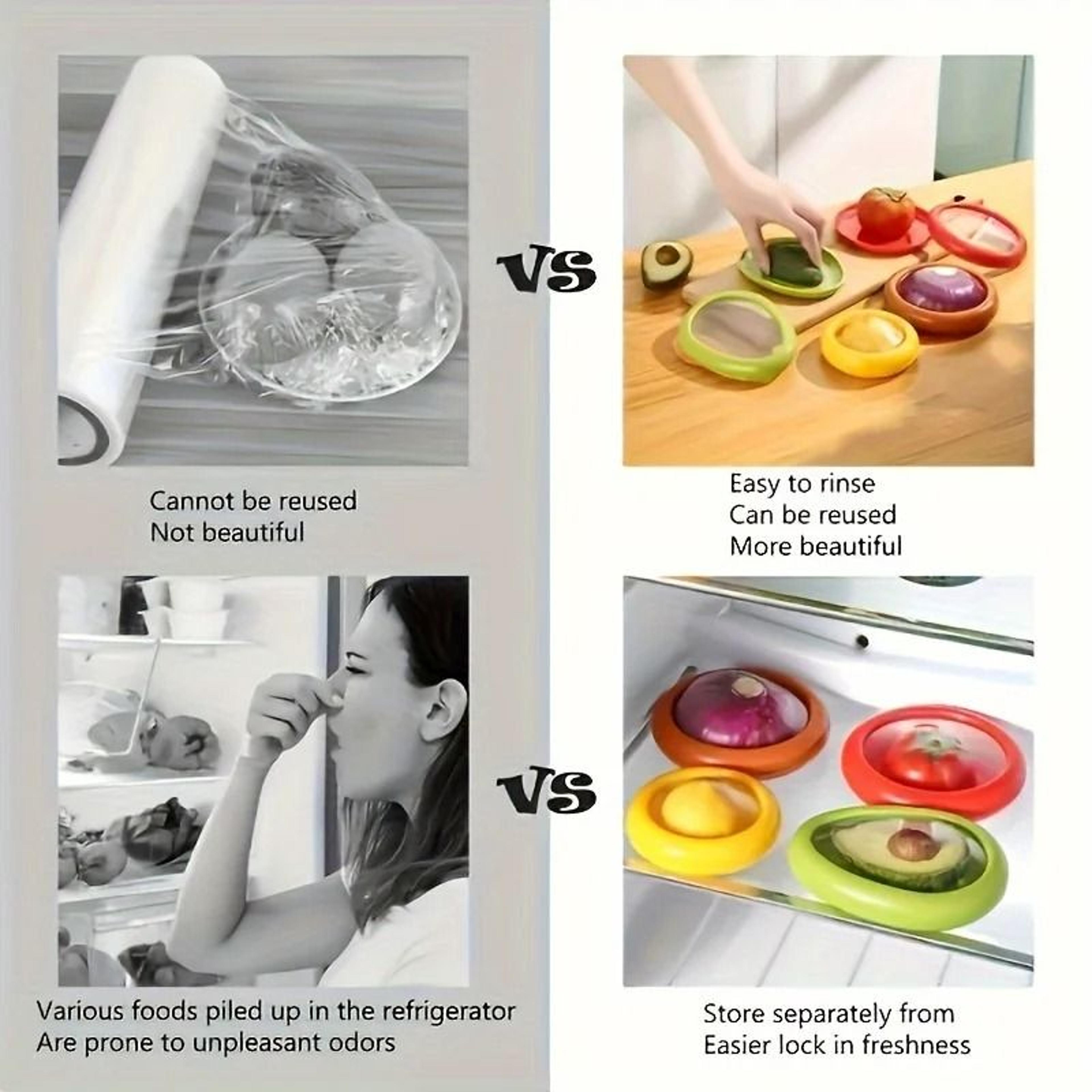 Silicone Fruit And Vegetable FreshKeeping Box  Food Storage Container Set 1