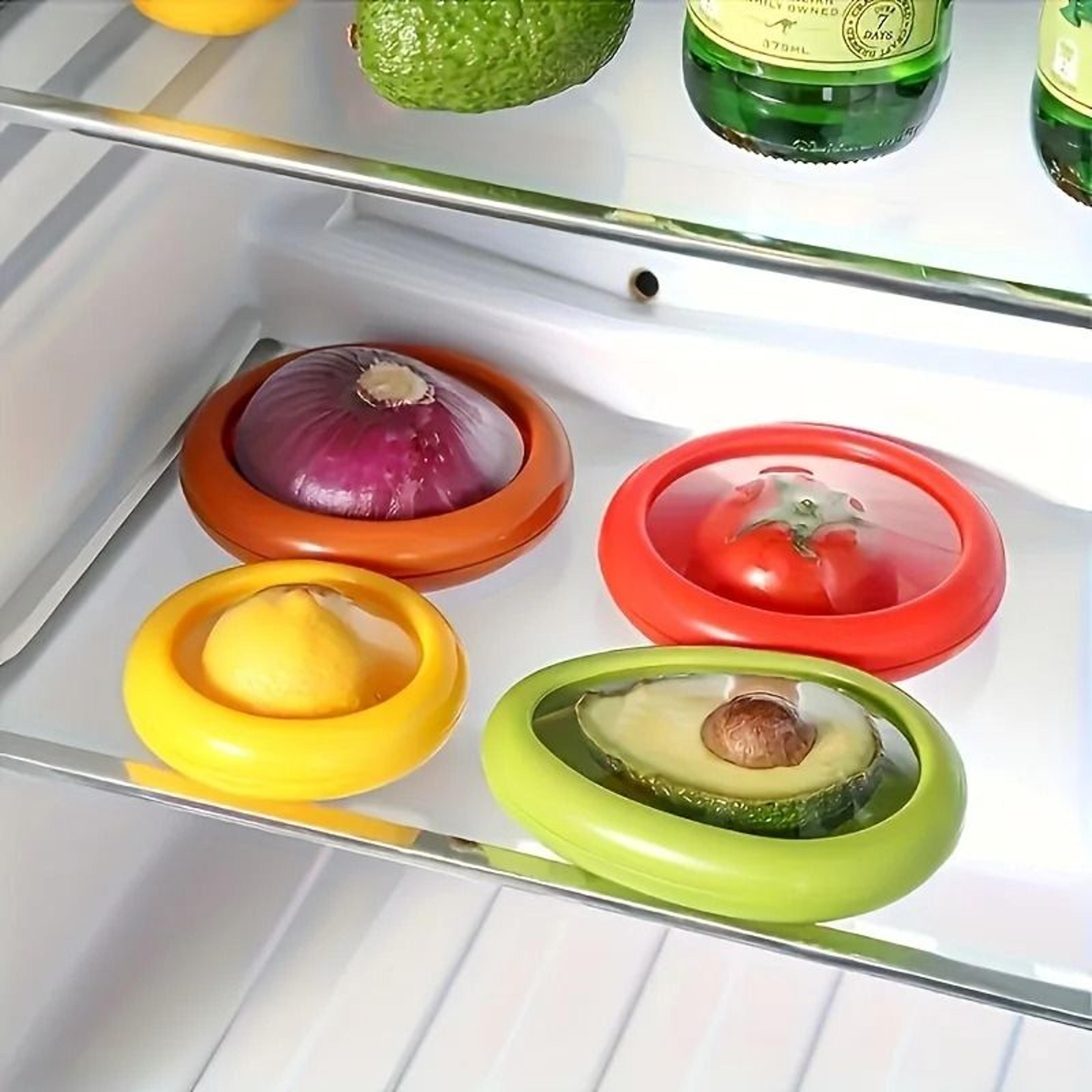 Silicone Fruit And Vegetable FreshKeeping Box  Food Storage Container Set 4