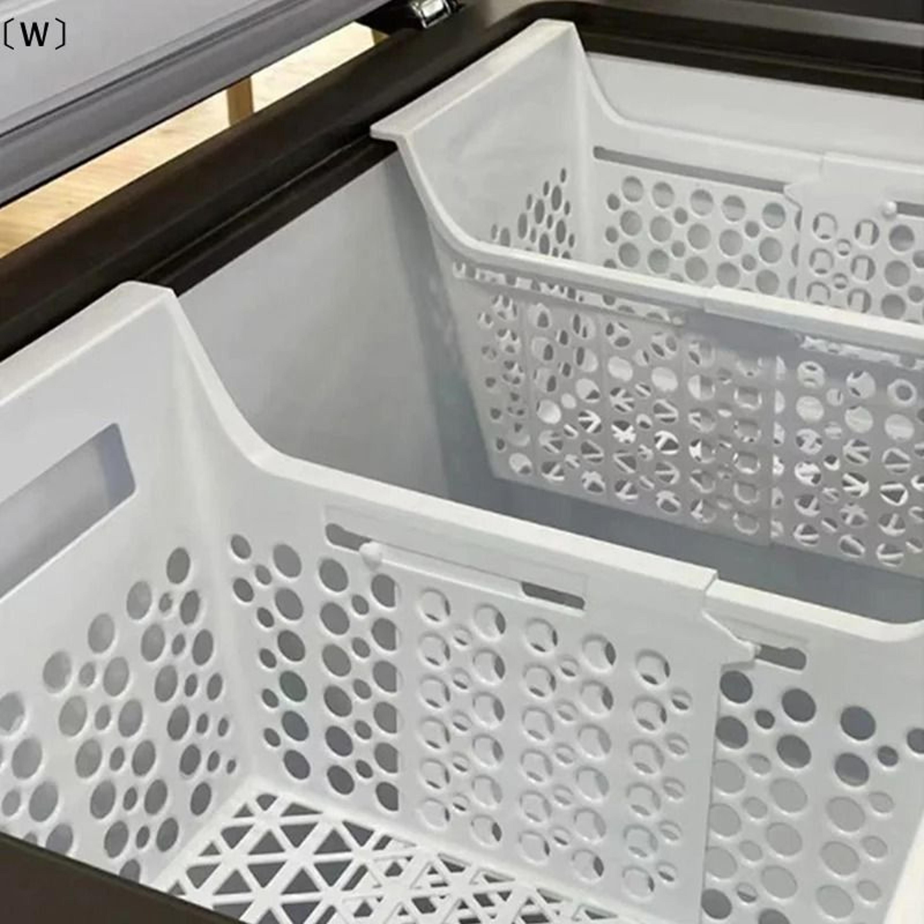 Chest Freezer Organizer Basket  HeavyDuty Deep Freezer Storage Rack 3