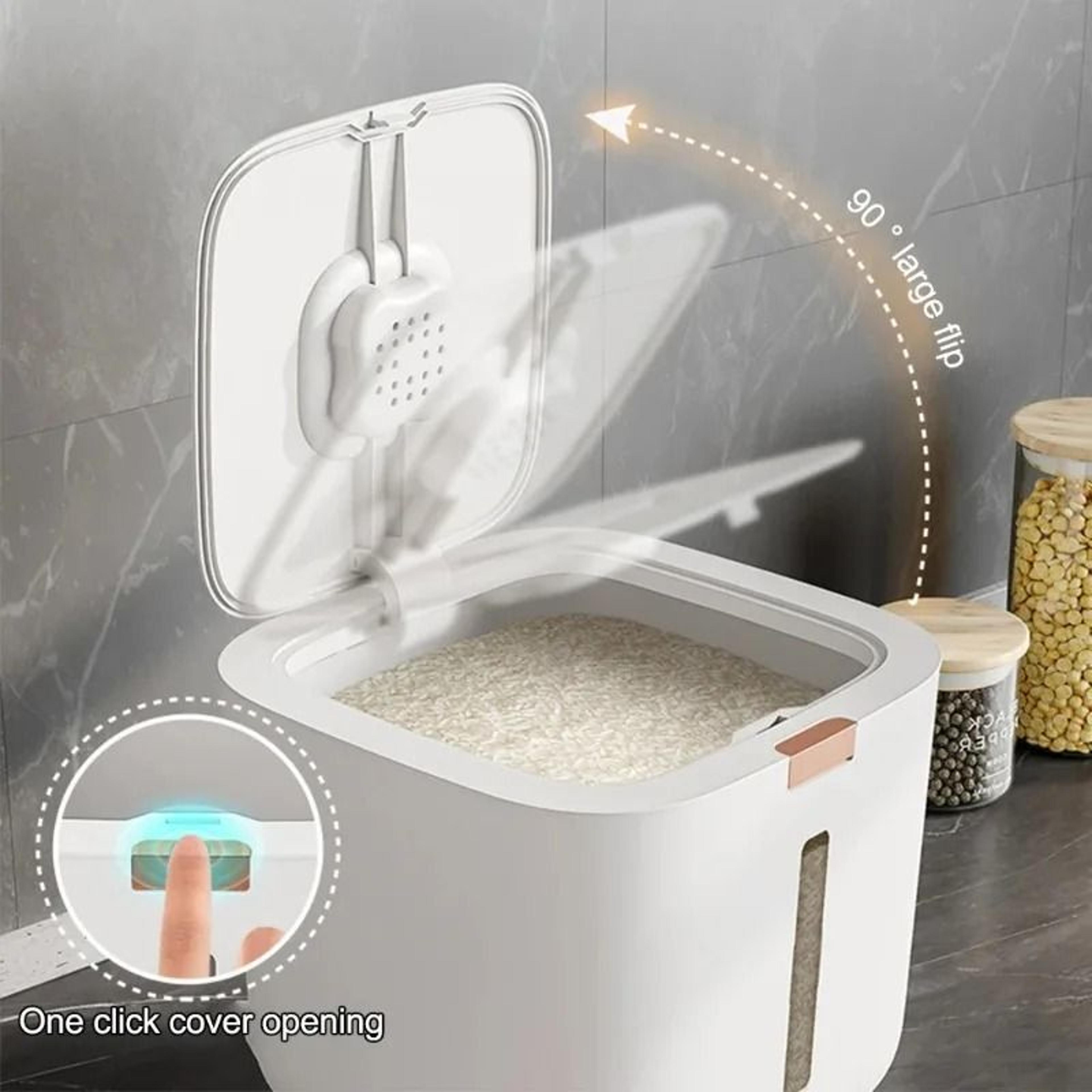 InsectProof  MoistureProof Rice Box  Sealed Grain Storage Container 5