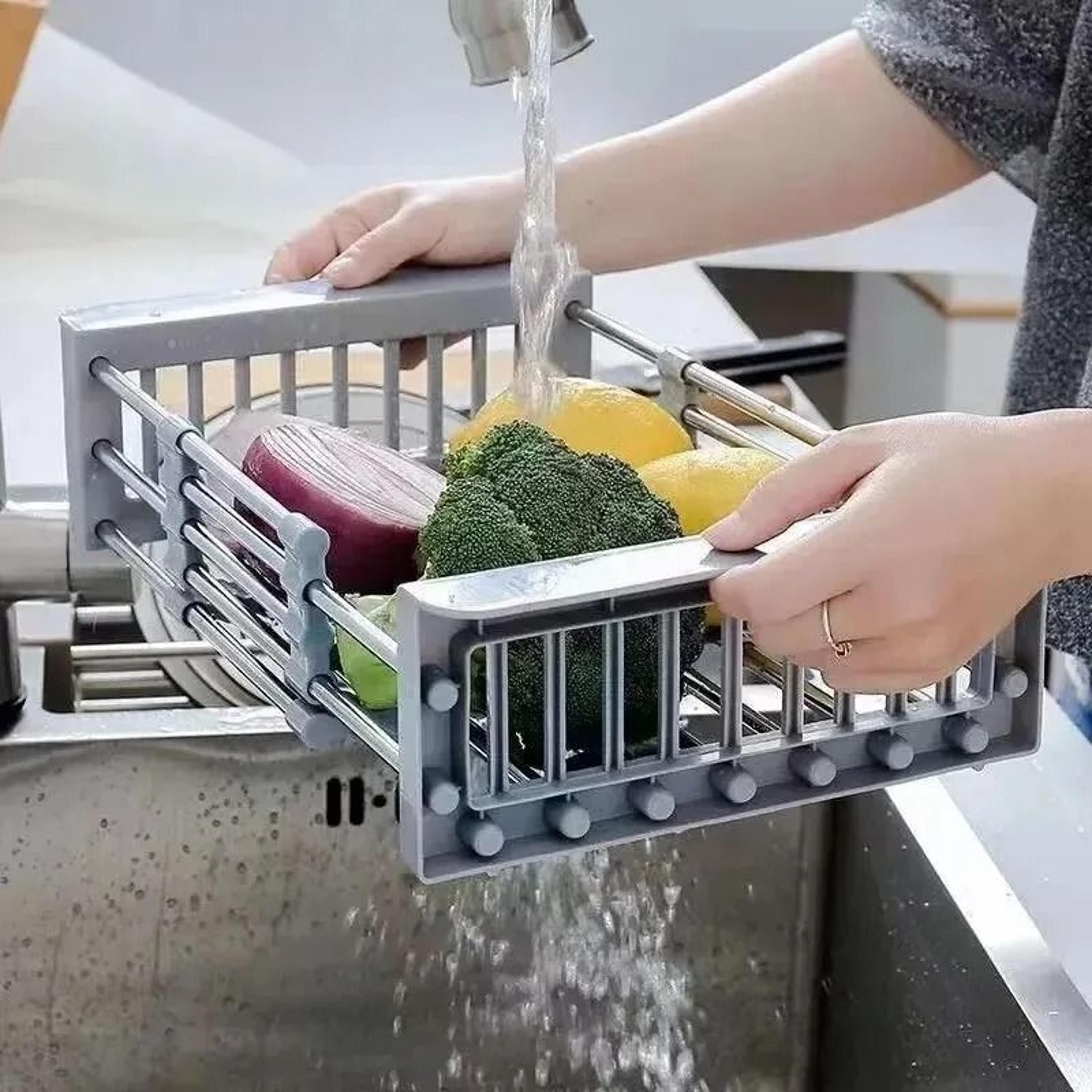Scalable OverSink Dish Drying Rack  Expandable Tableware Drainboard  Kitchen Storage Organizer 4