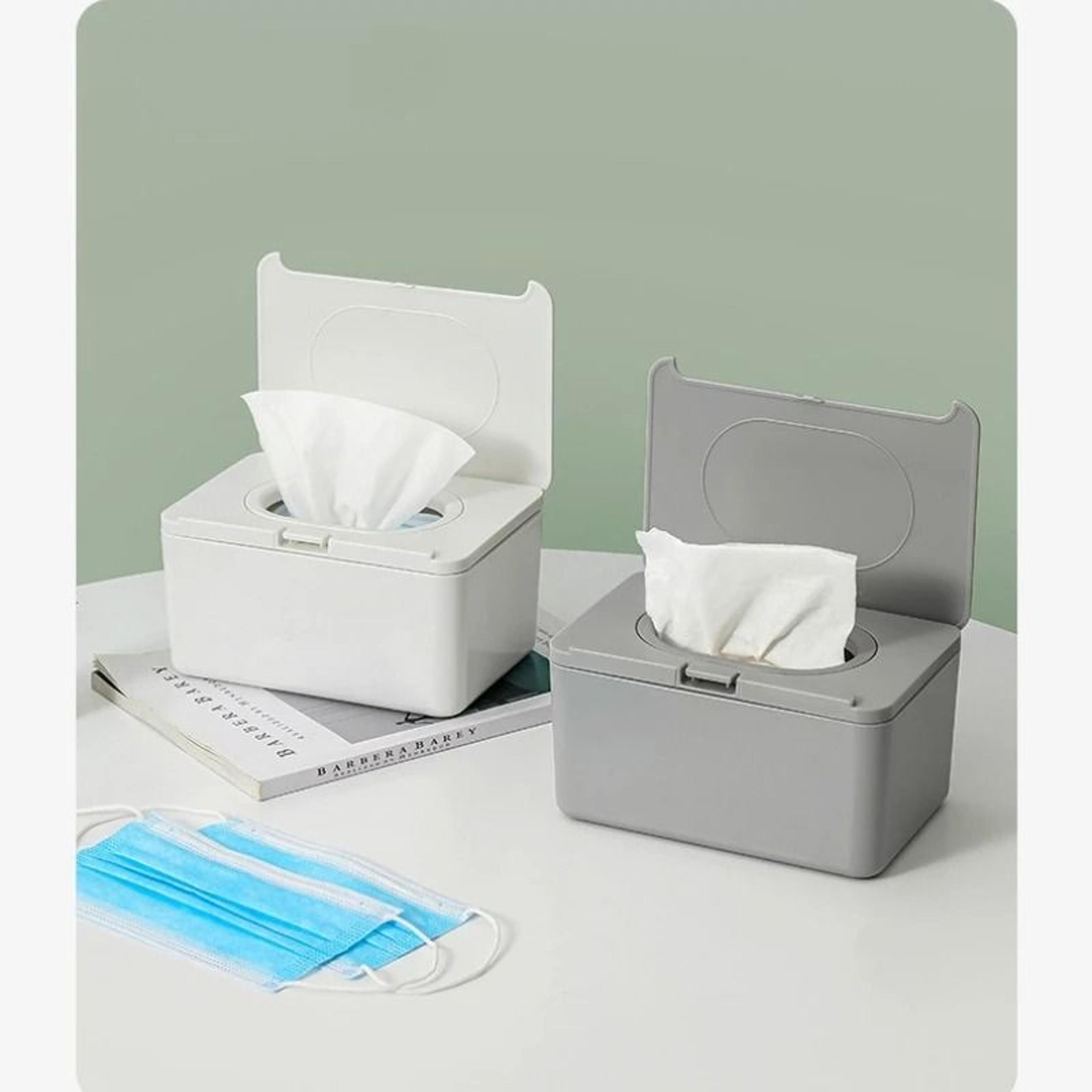 Multifunctional Automatic Flip Top Storage Box  MoistureProof Tissues  Masks Dispenser For Home  Of 0