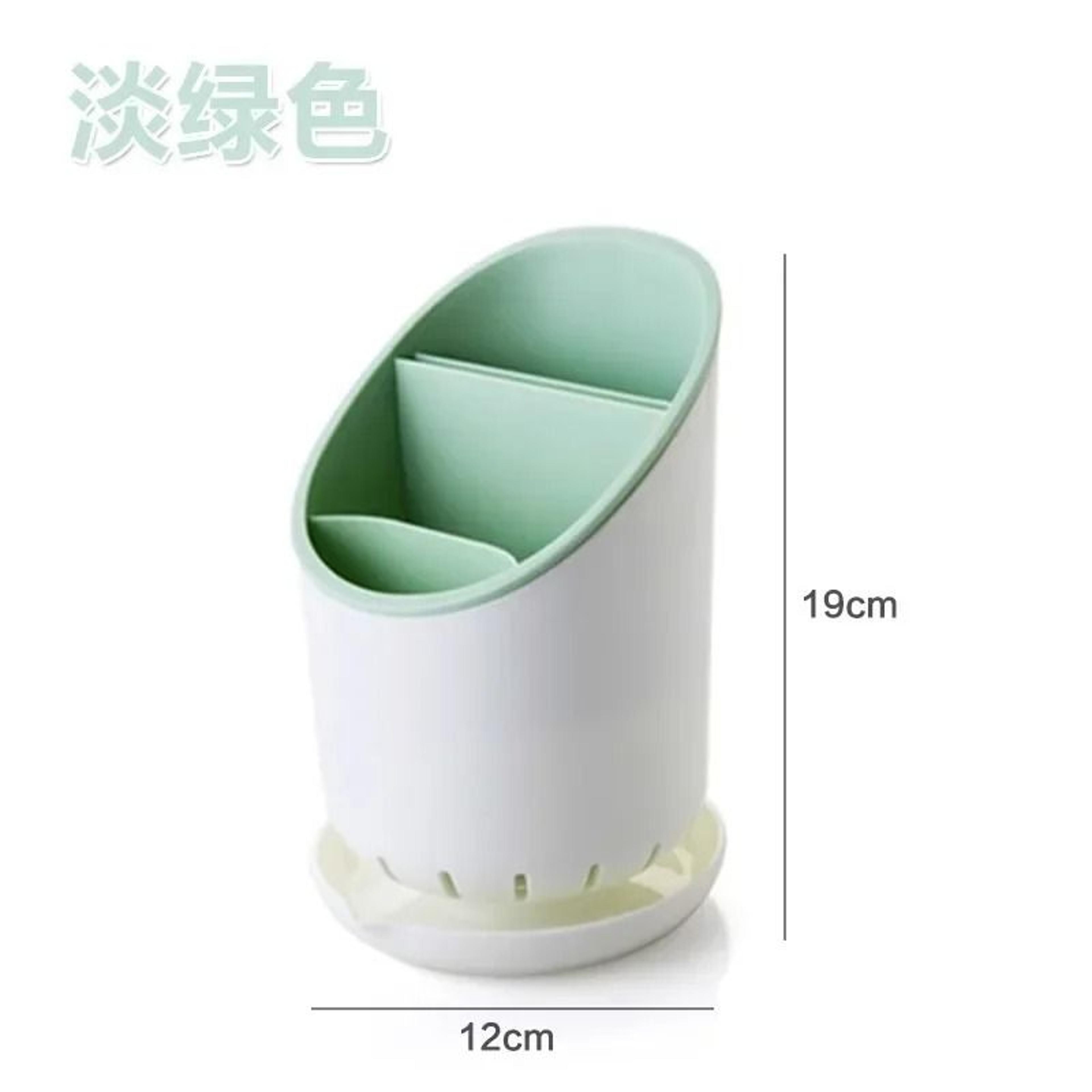 Plastic Cutlery Storage Holder  Desktop Tableware Draining Container  Kitchen Tool Drying Rack 10