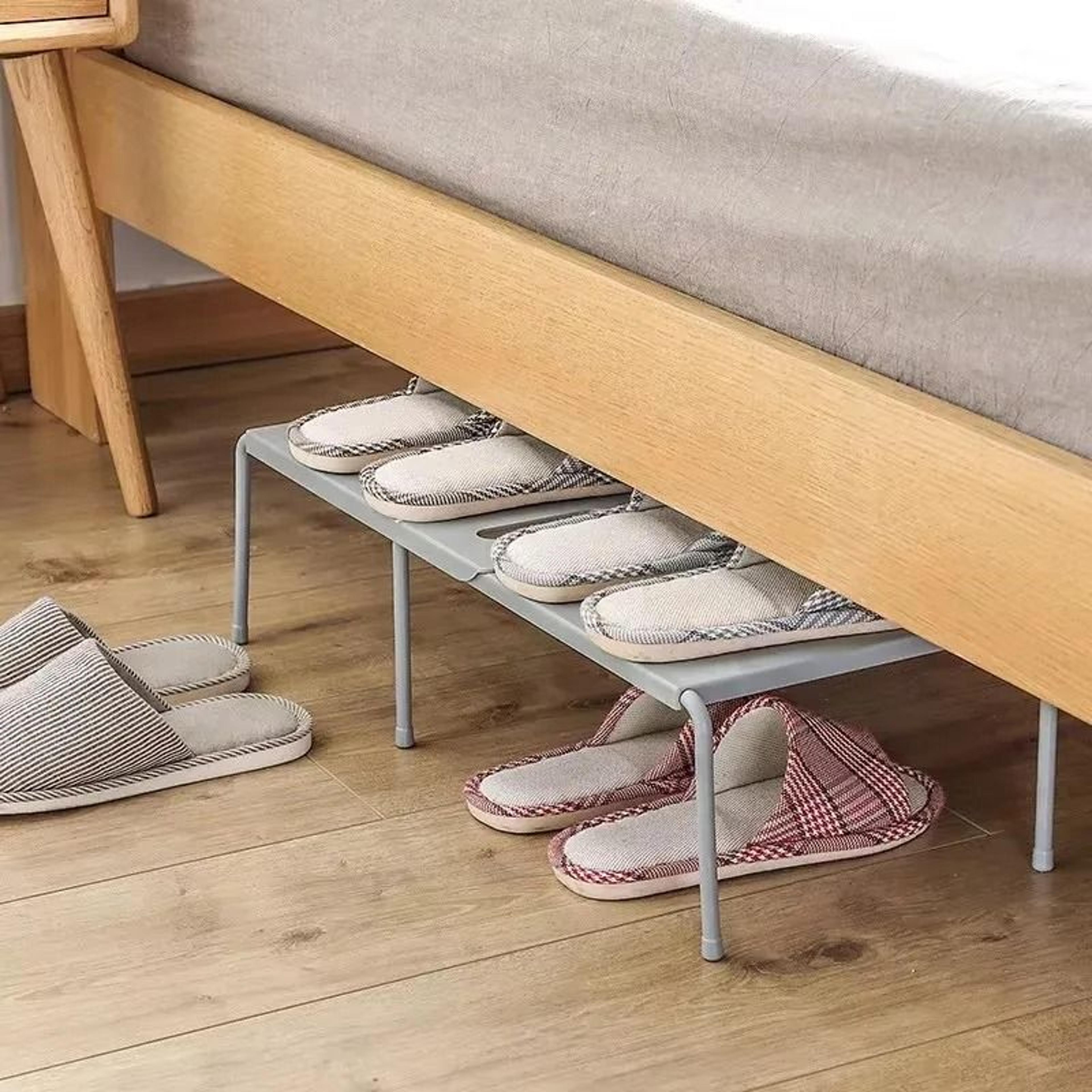 Extensible Under Sink Storage Shelf  Telescopic Kitchen Cabinet  Shoe Organizer 2