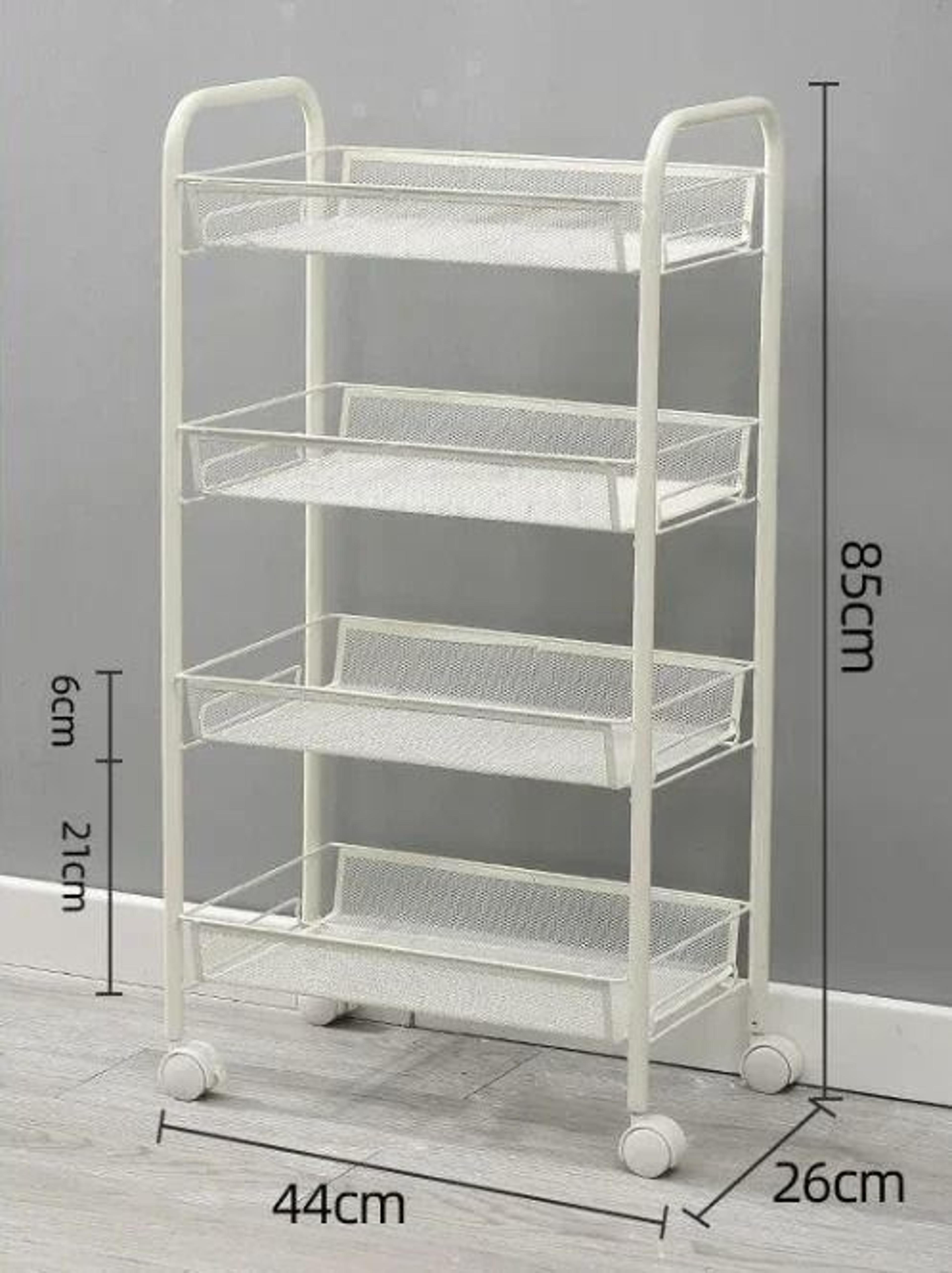 5Tier MultiPurpose Mobile Rolling Trolley Storage Rack 17