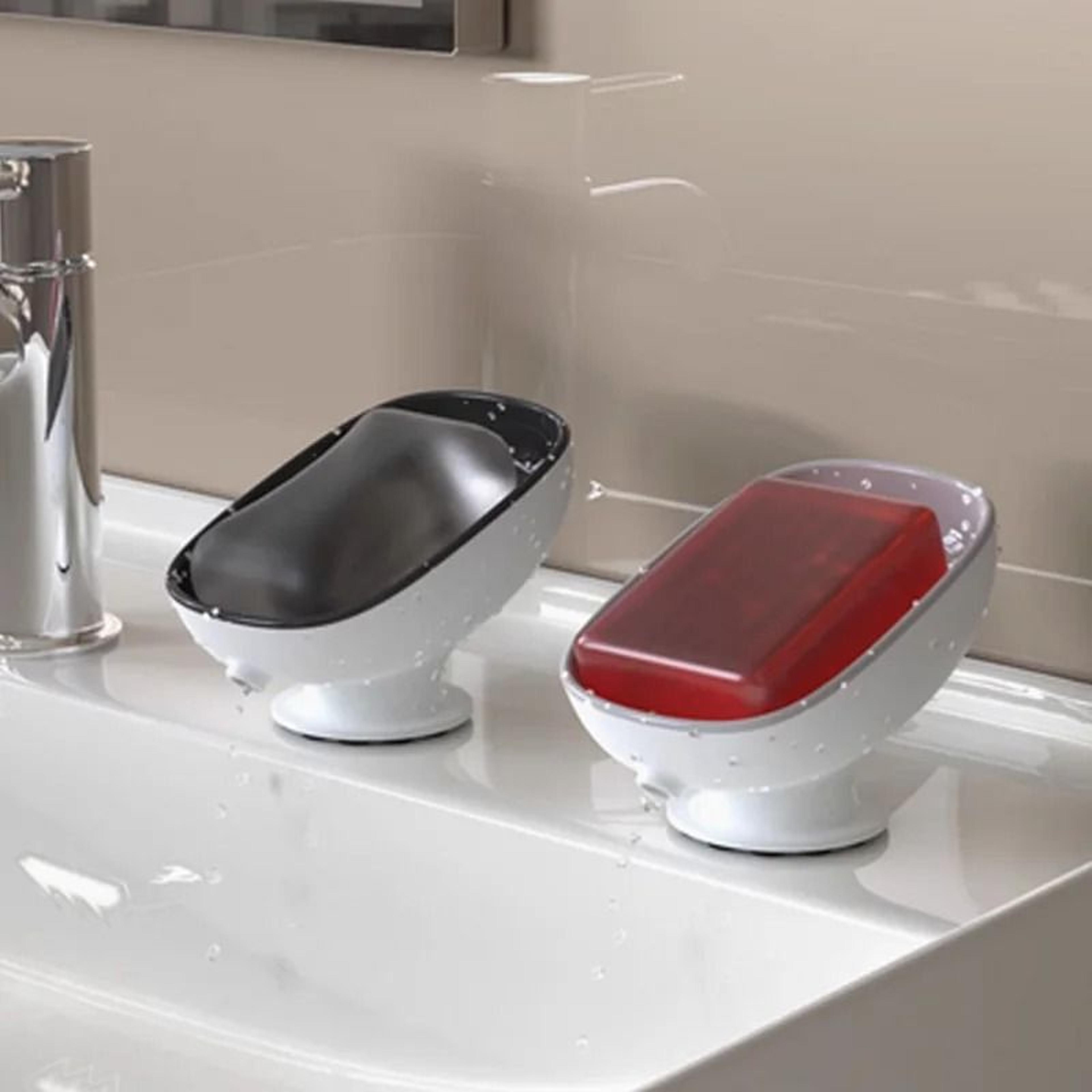 Premium DoubleLayer Detachable Soap Storage Box With SelfDraining Plate 2