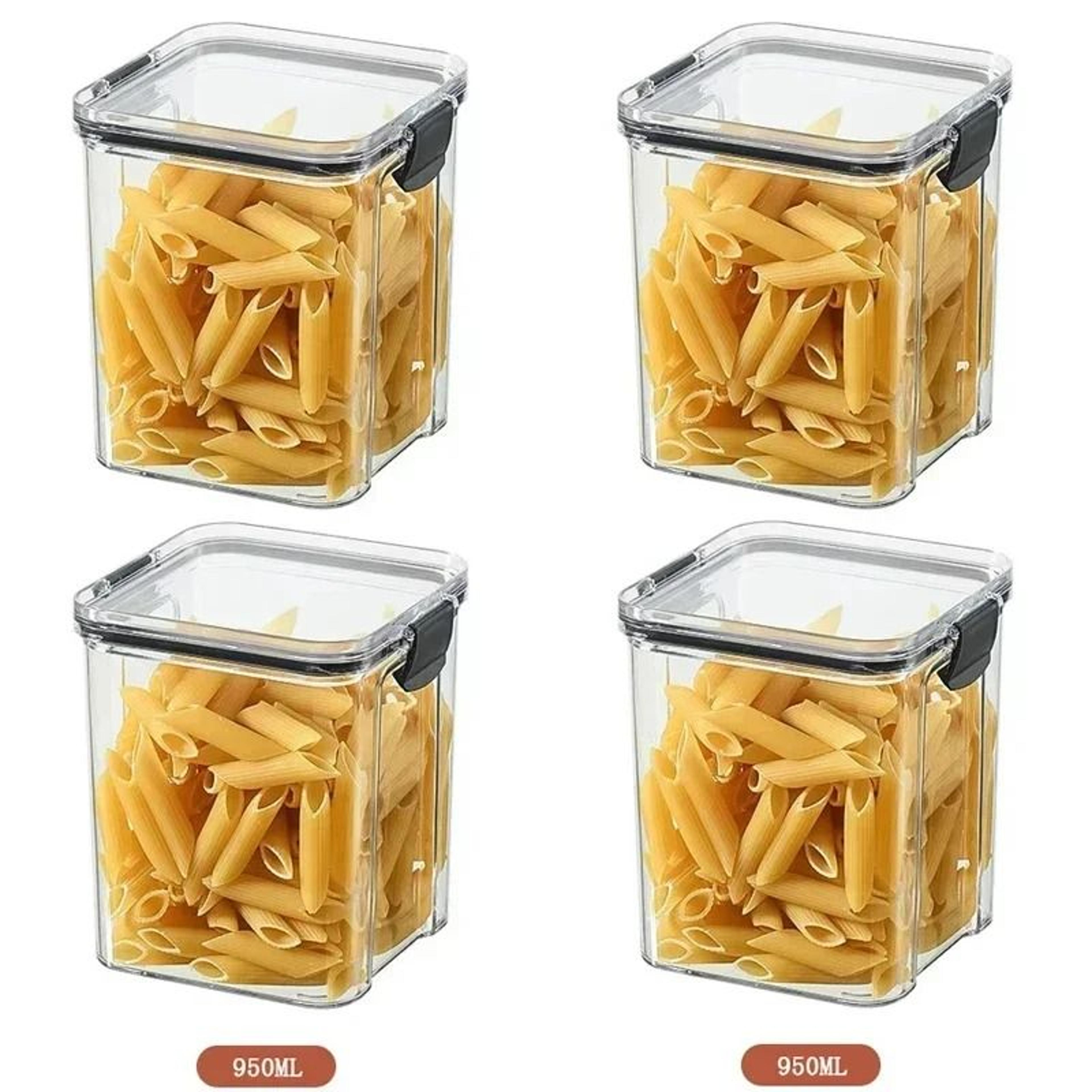 Stackable Sealed Kitchen Jars And Multigrain Food Storage Containers 14