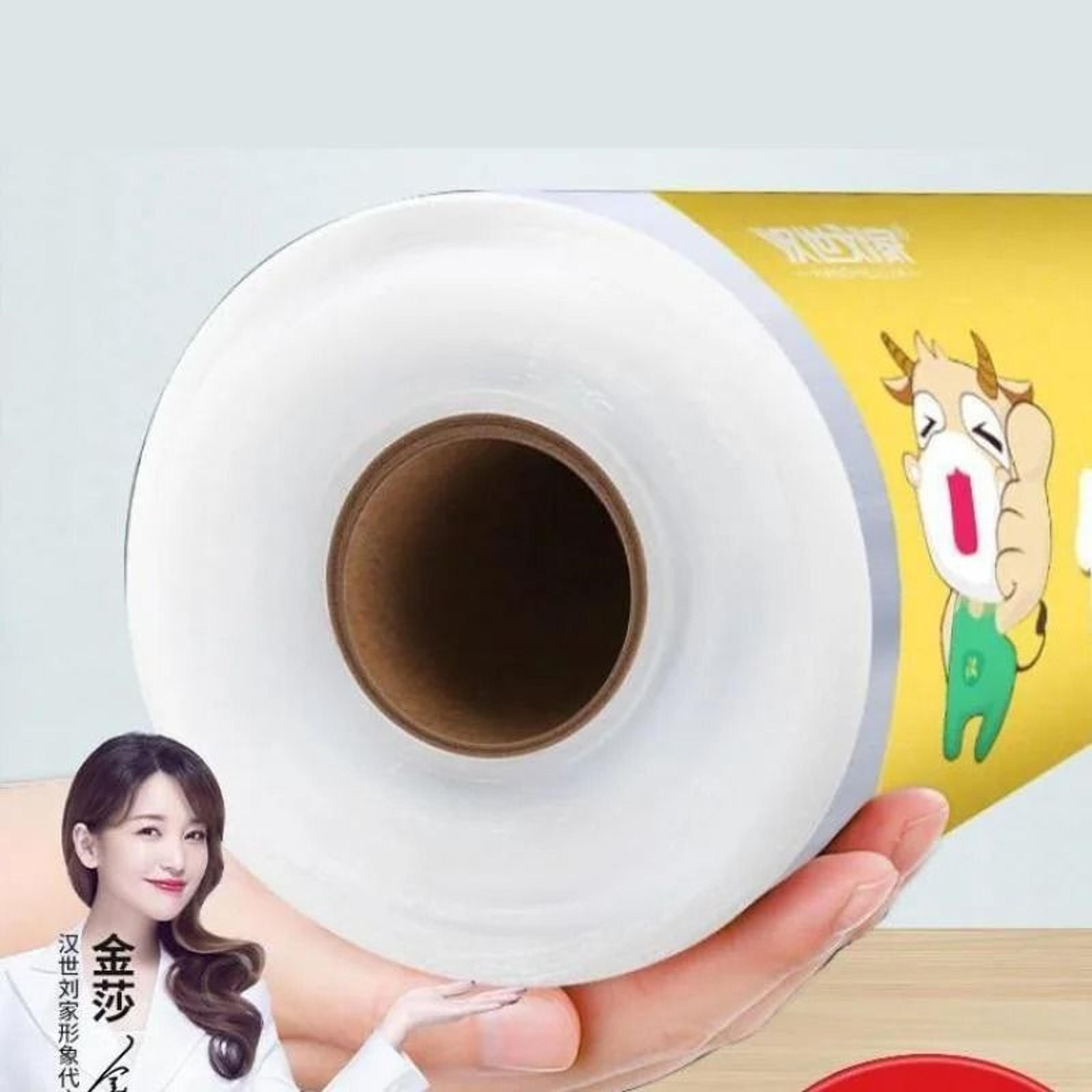 Premium Large Roll PE FreshKeeping Food Wrap  HighTemperature Food Cover 1
