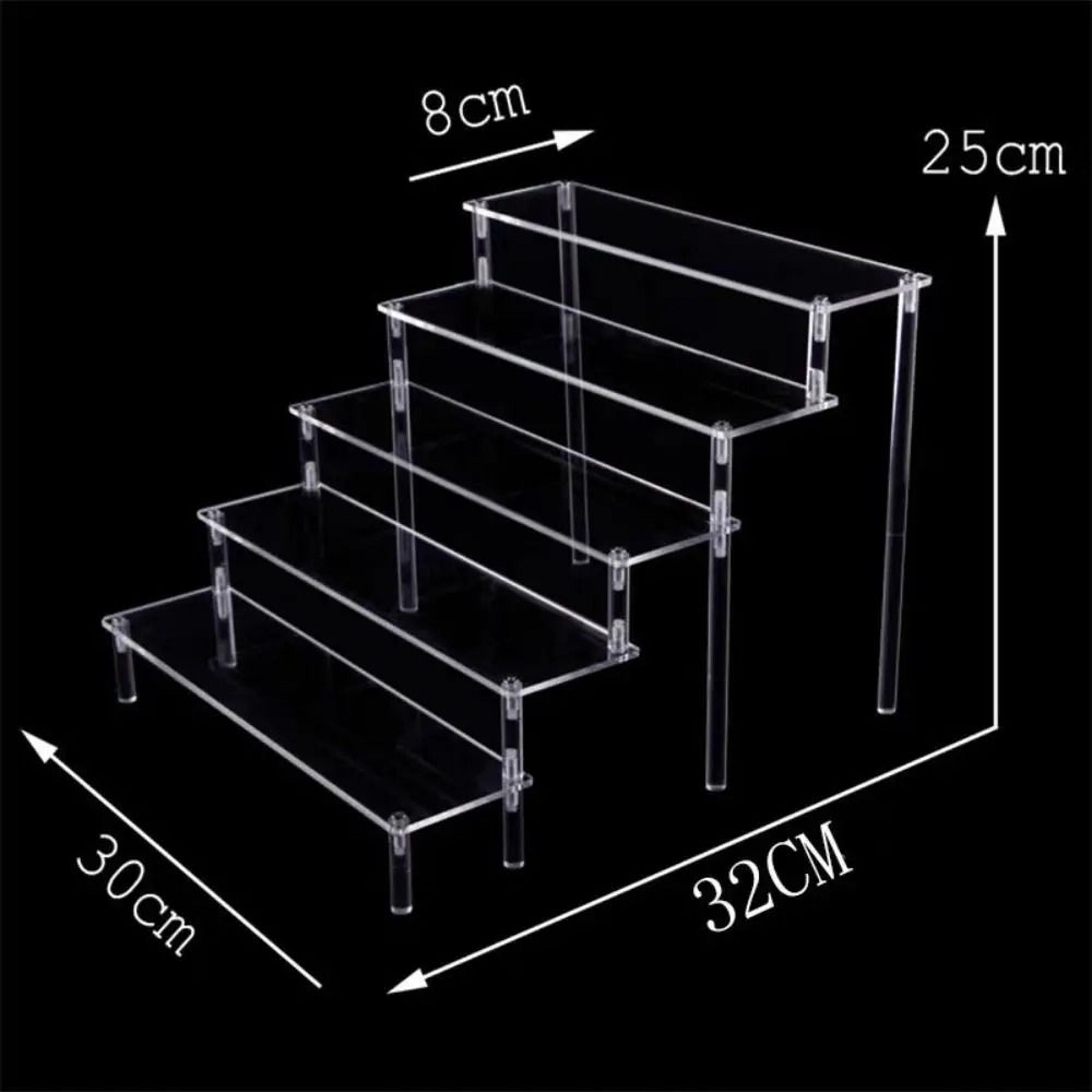 Premium Clear Acrylic Riser Display Stand  Figurine Storage Shelf 1