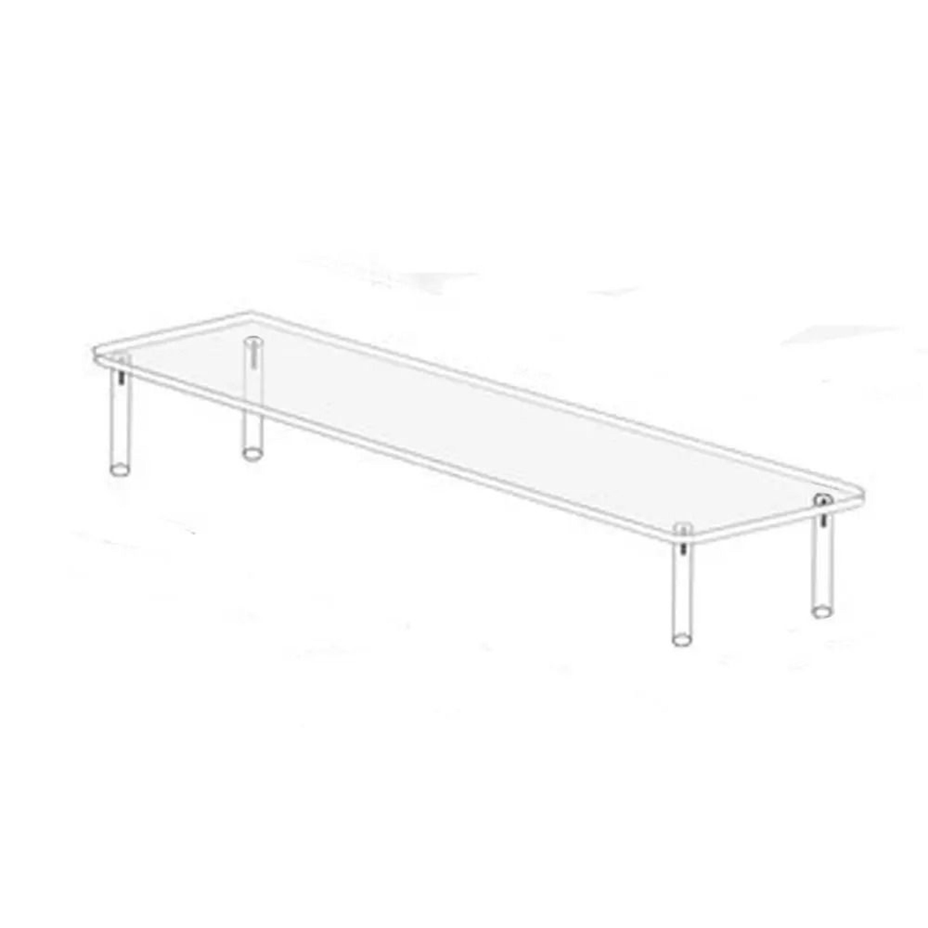 Premium Clear Acrylic Riser Display Stand  Figurine Storage Shelf 7