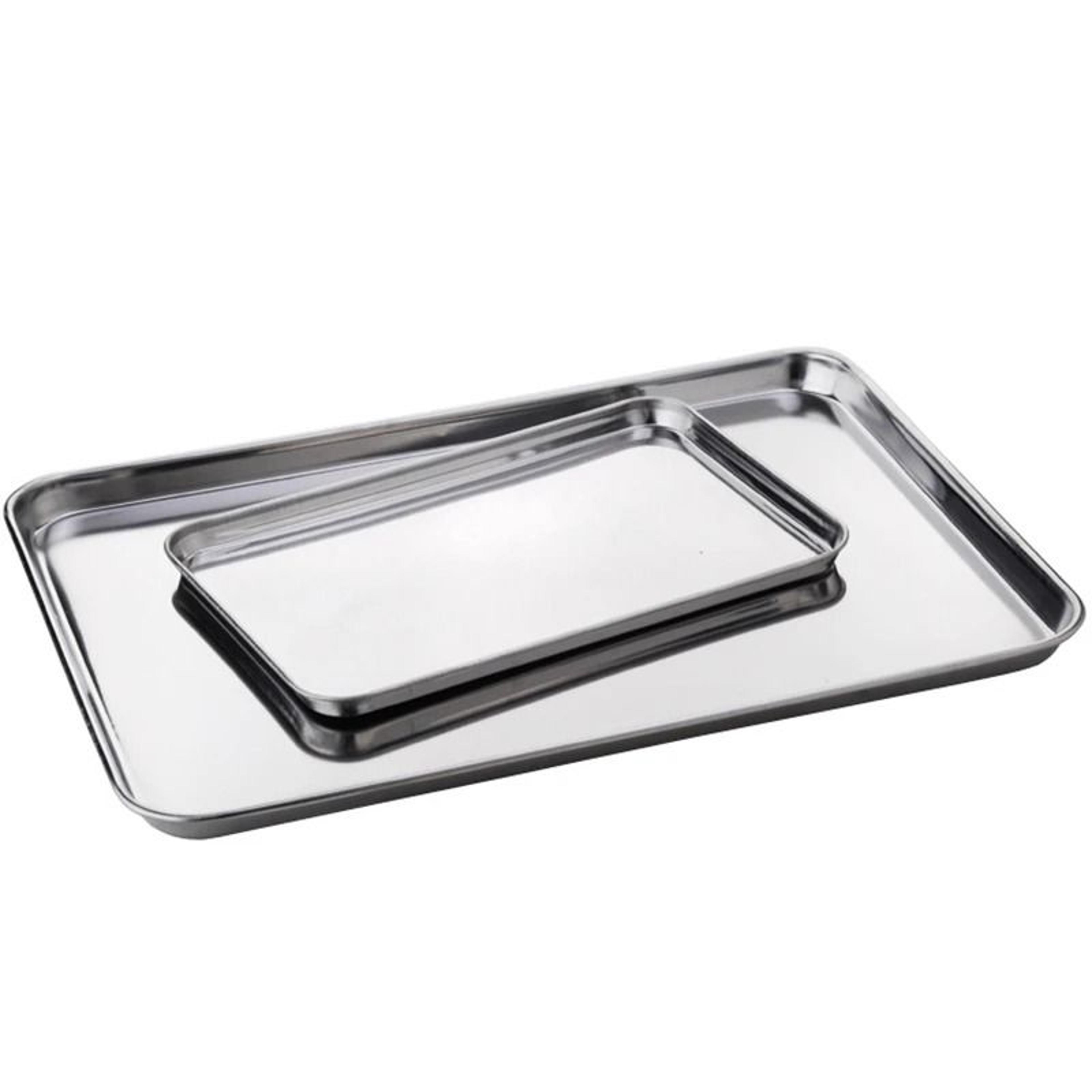 Premium Stainless Steel Rectangular Food Storage Tray  Baking Plate 5