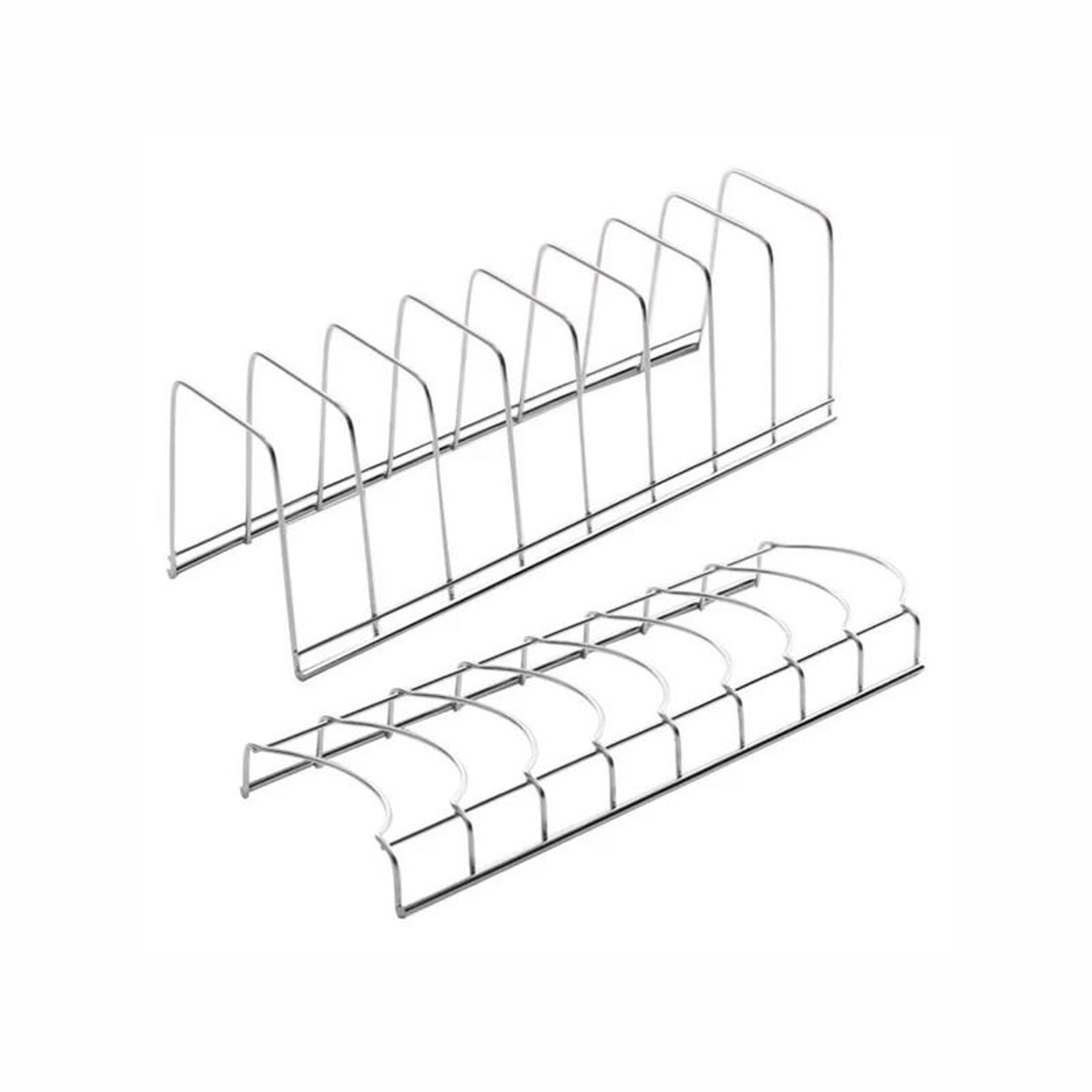 Stainless Steel Dish Draining Rack  Multipurpose Plates Storage Organizer 4