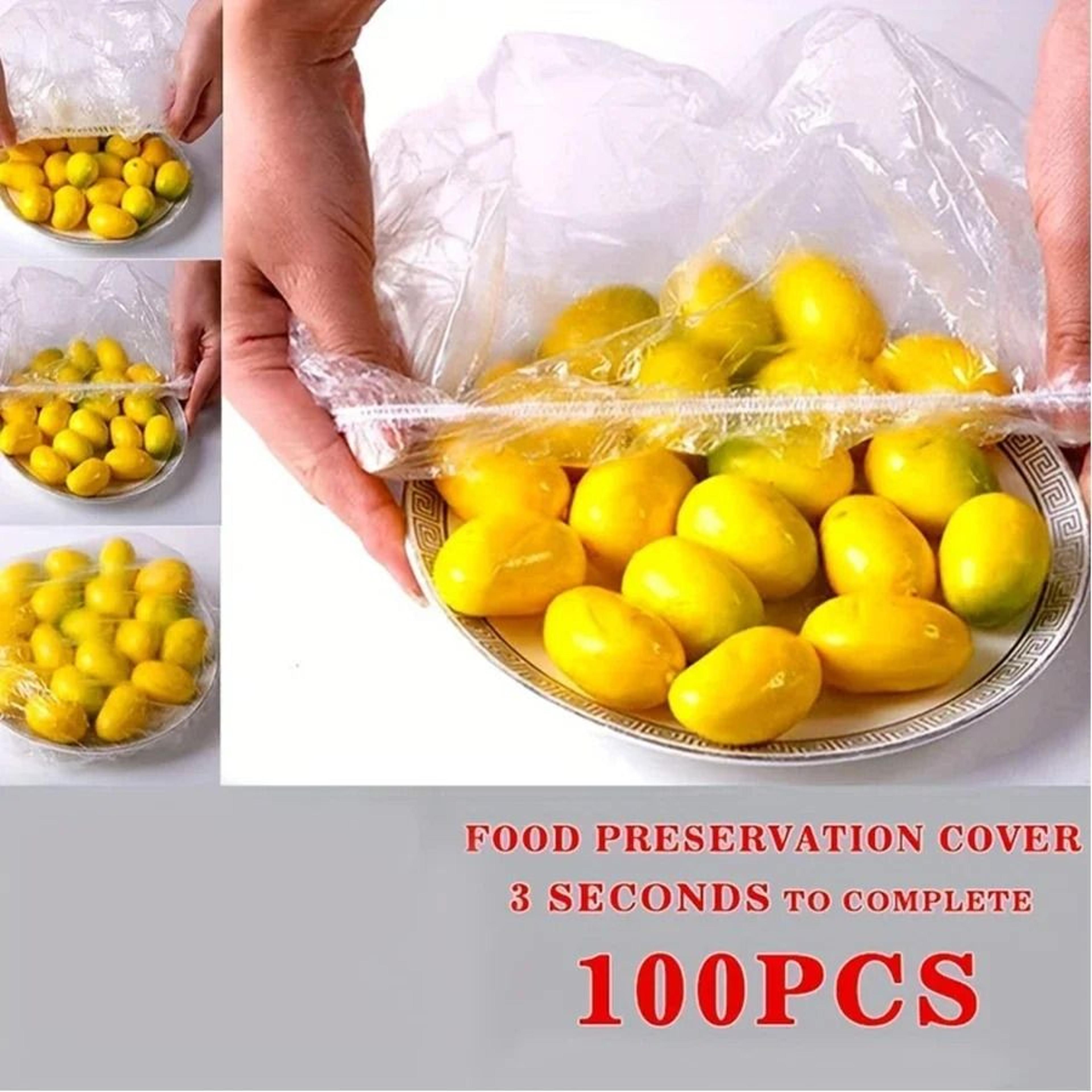 Reusable Elastic Food Covers  Durable Plastic Stretch Plate Lids 6