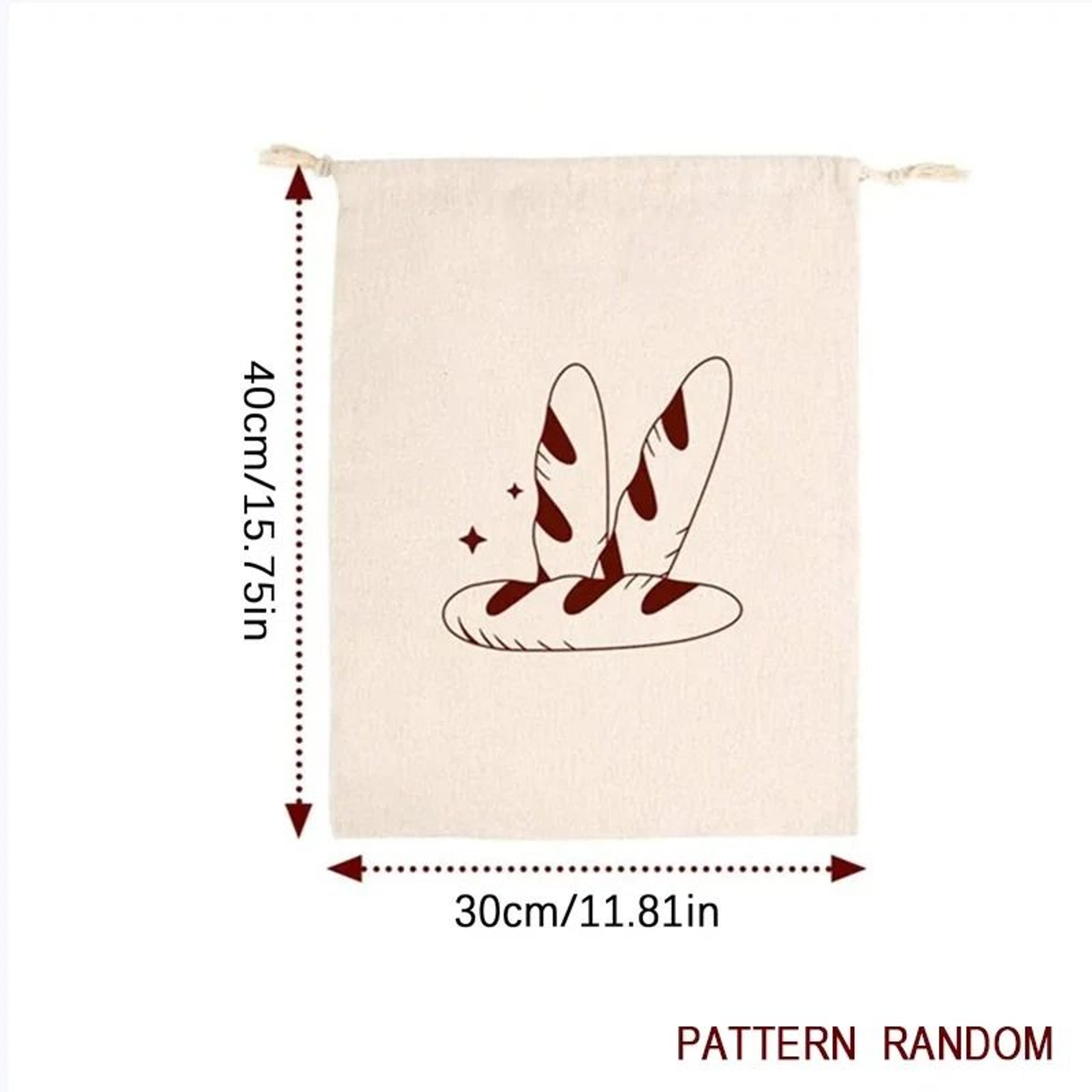 Reusable Linen Bread Bag With Cotton Drawstring Storage Pouch 7