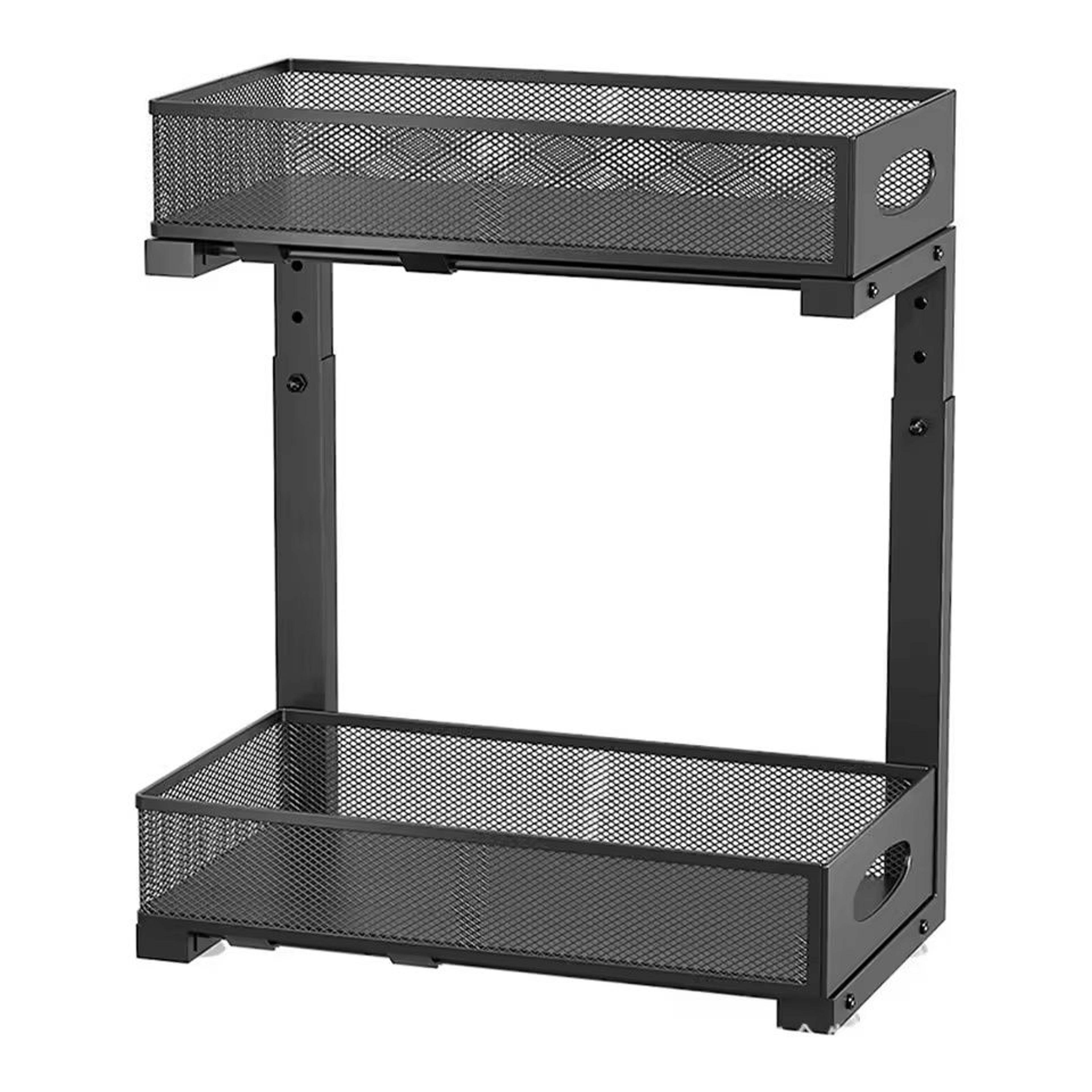 2Tier Adjustable Height UnderSink PullOut Cabinet Organizer 7