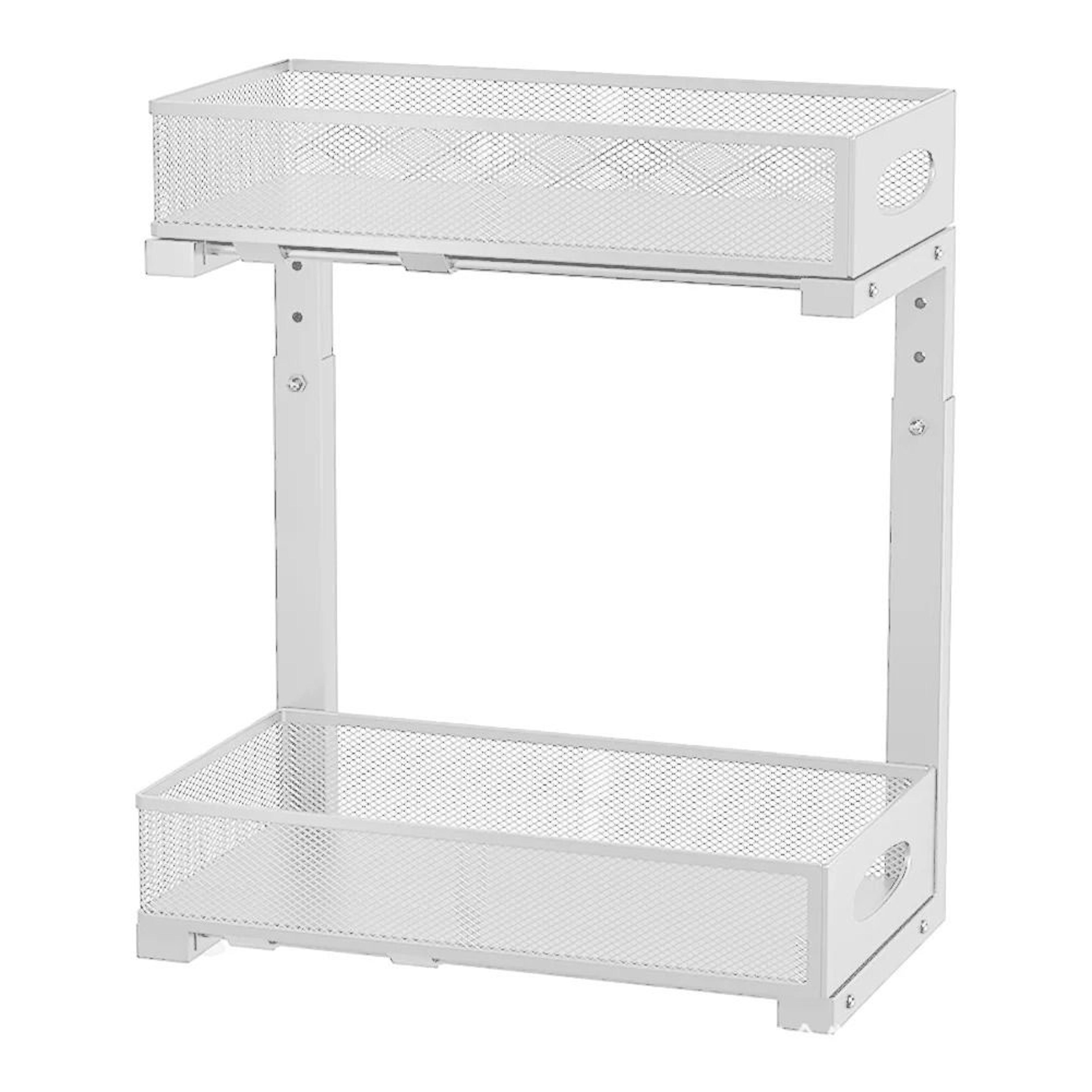 2Tier Adjustable Height UnderSink PullOut Cabinet Organizer 6