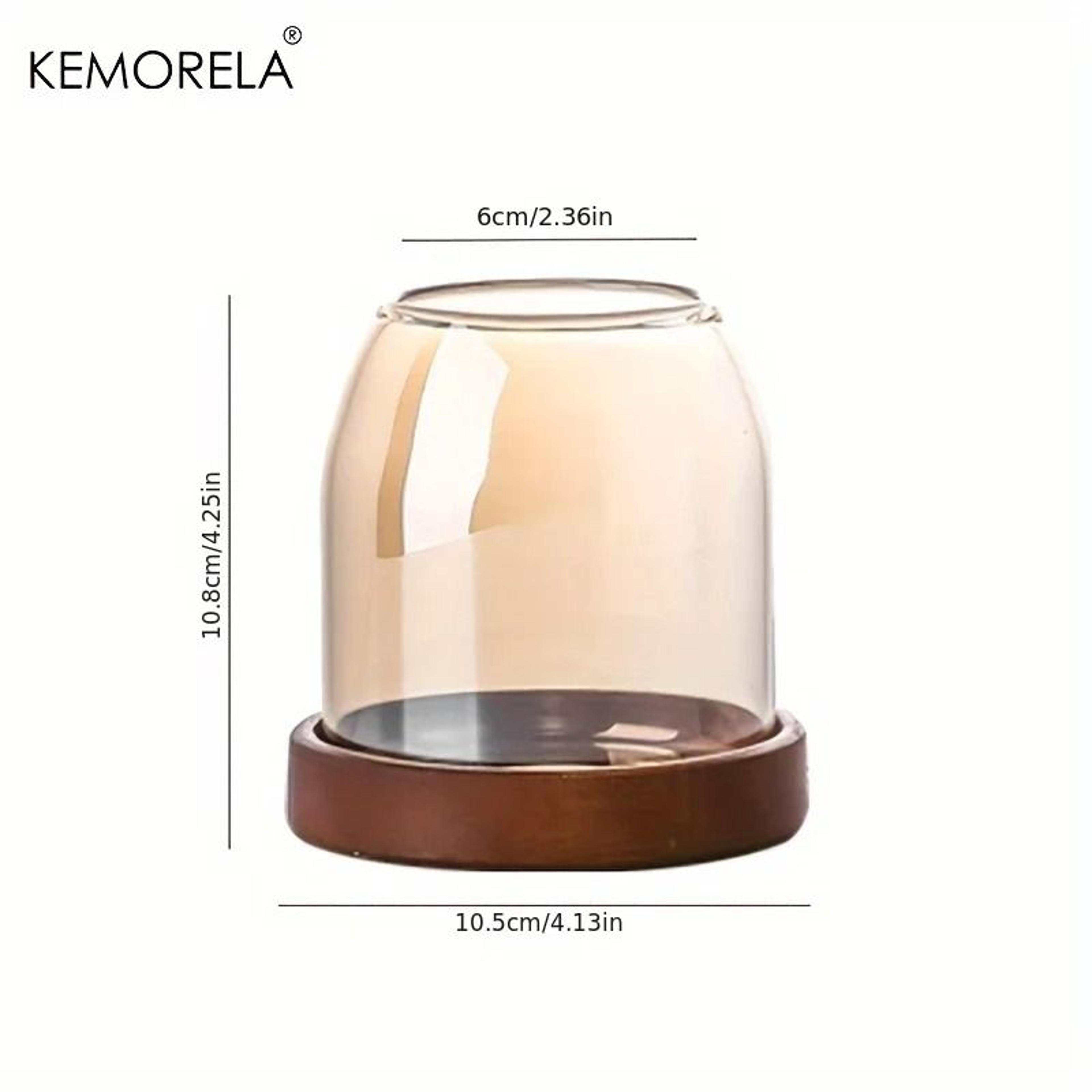 KEMORELA Tableware Storage Jar Organizer With Drip Tray 6