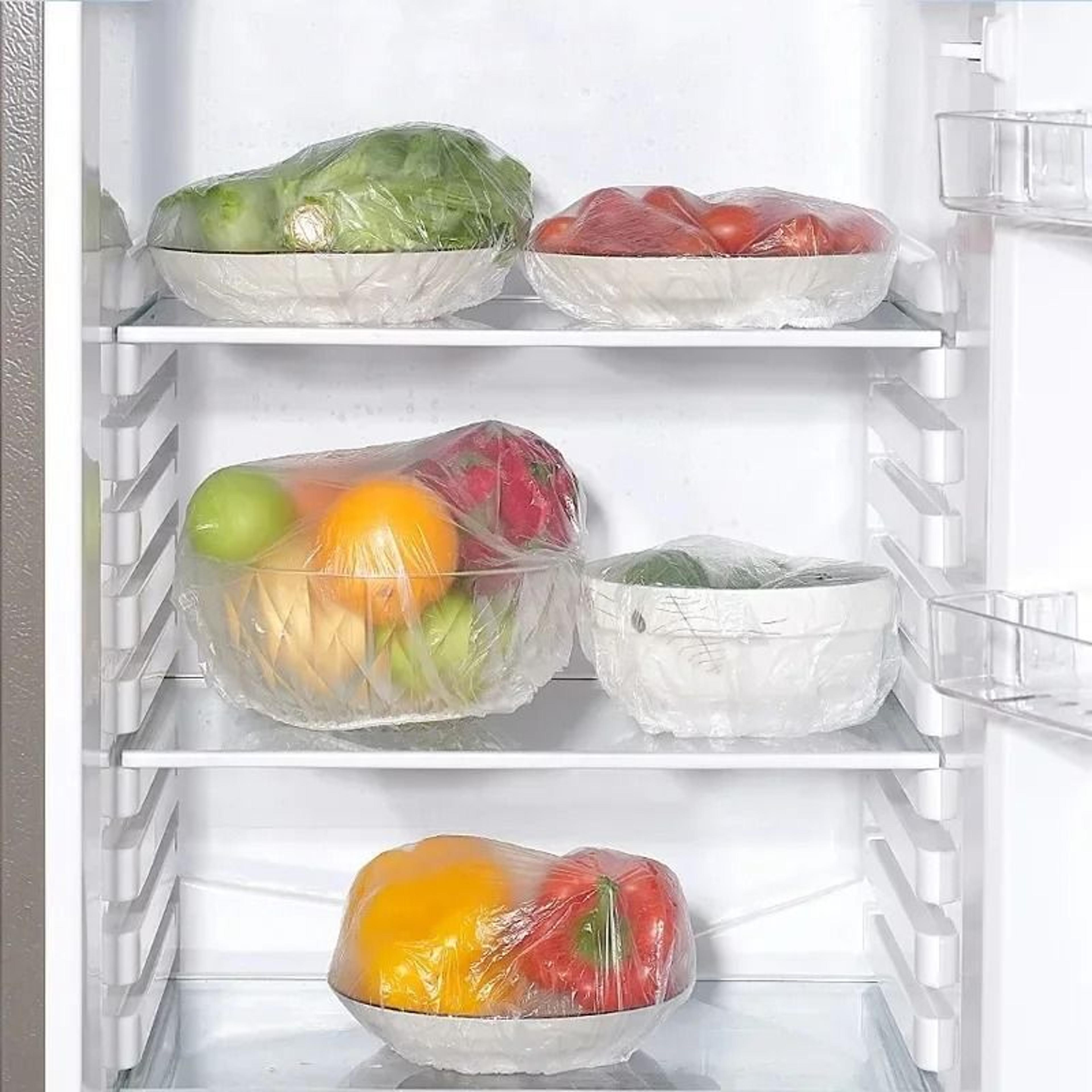 Reusable Elastic Food Storage Covers And Bowl Lids Set 4
