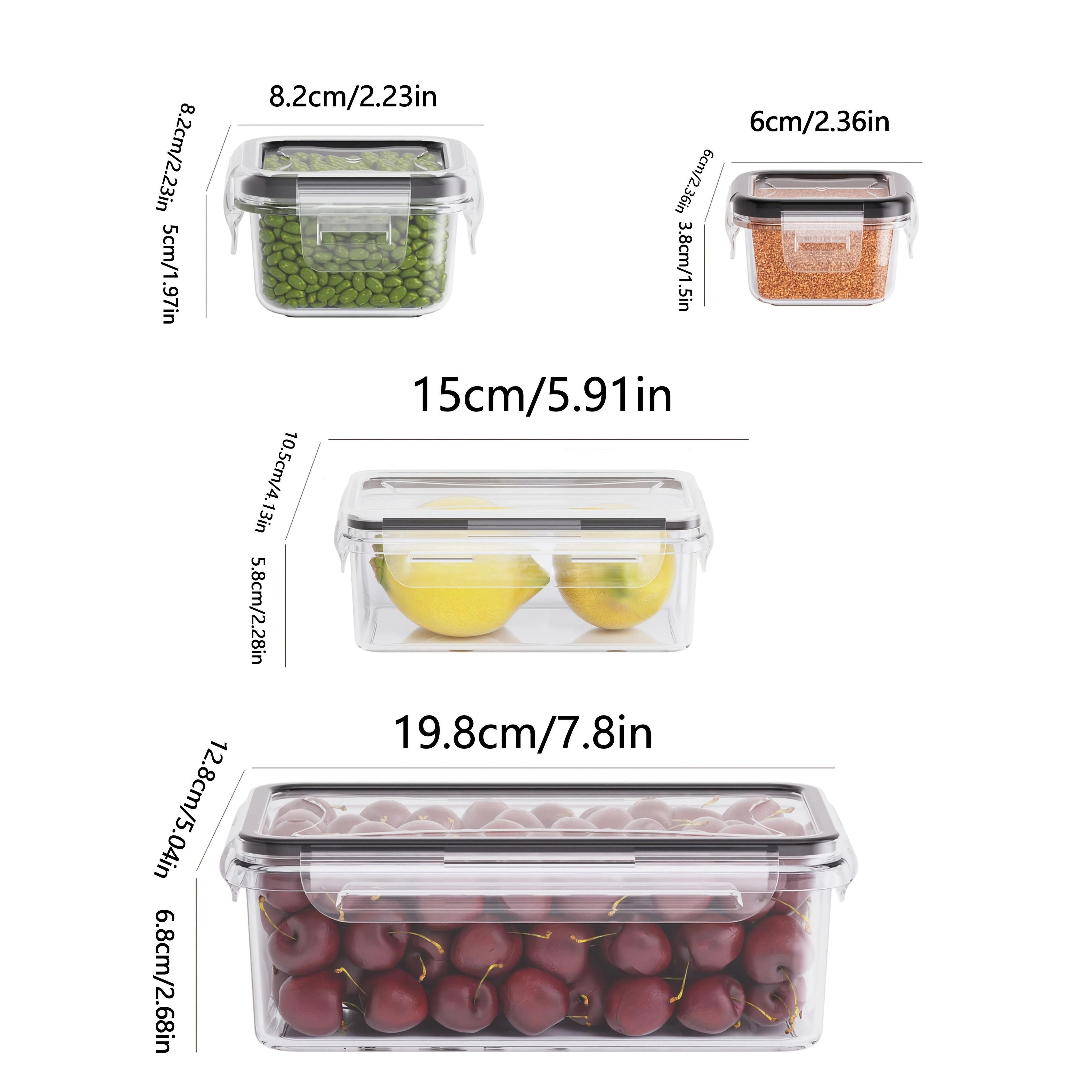 4Piece Food Storage Containers Set With Easy Snap Lids 1