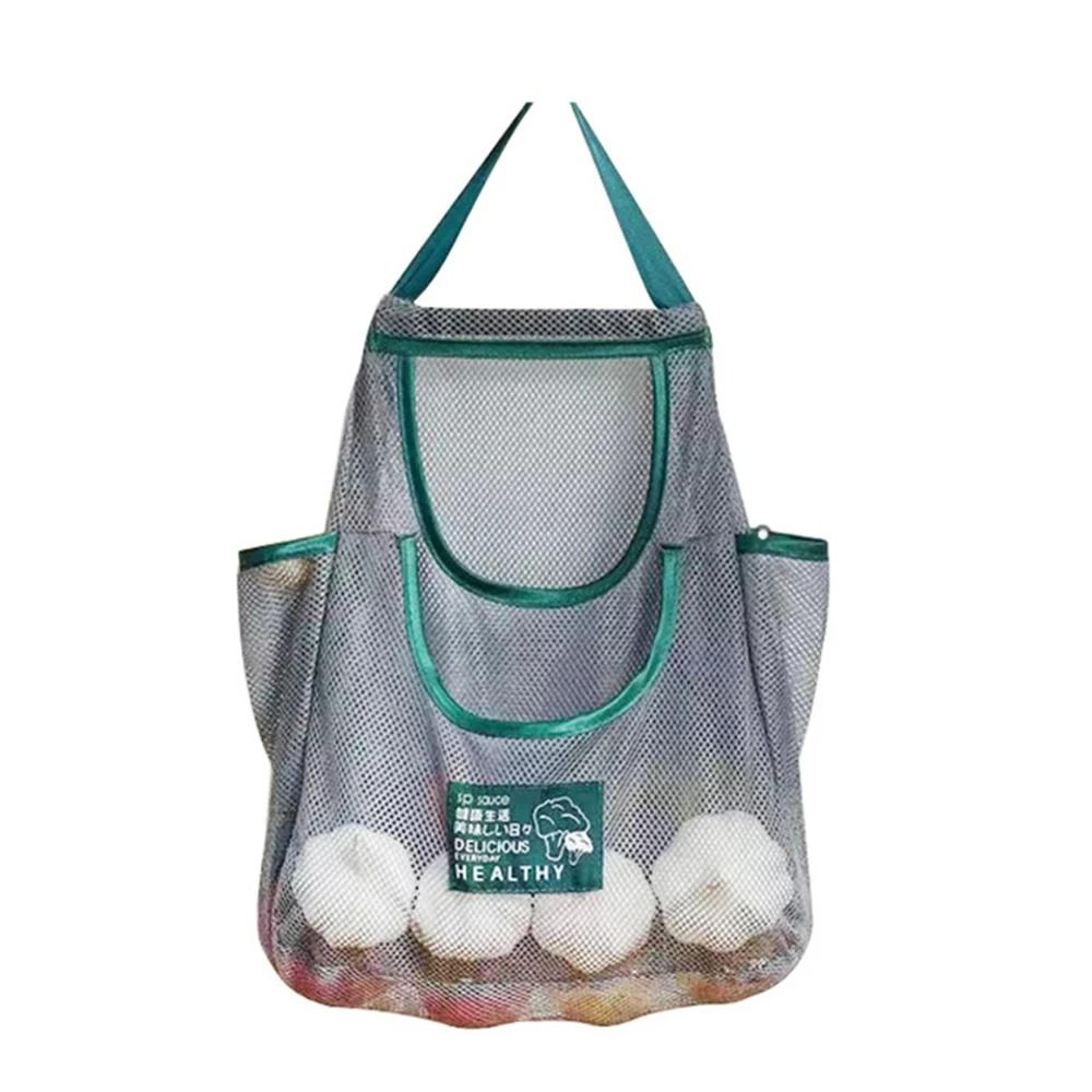 WallHanging Breathable Mesh Produce Storage Bag 9