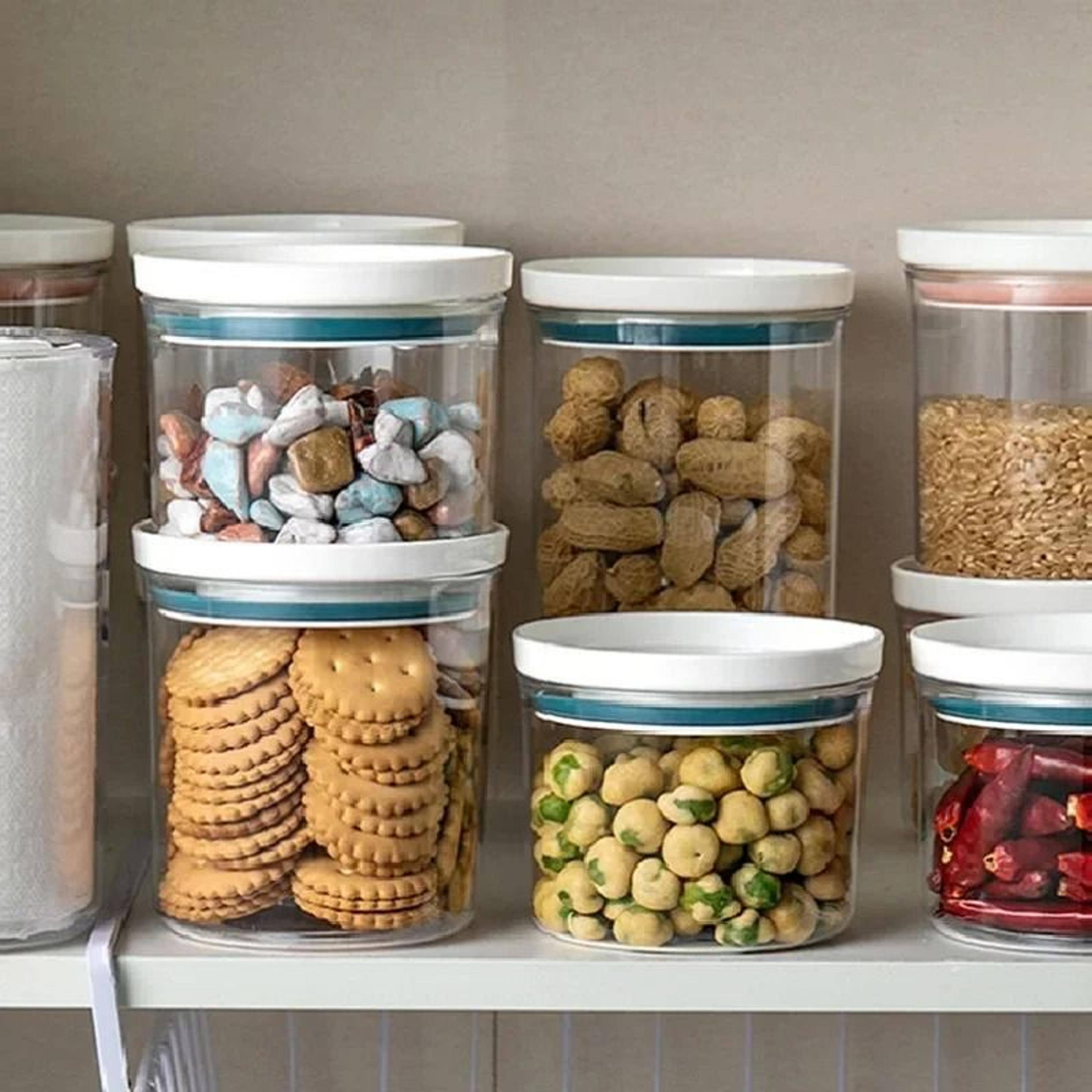 FoodGrade Transparent Sealed Grain  Snack Storage Jar 3