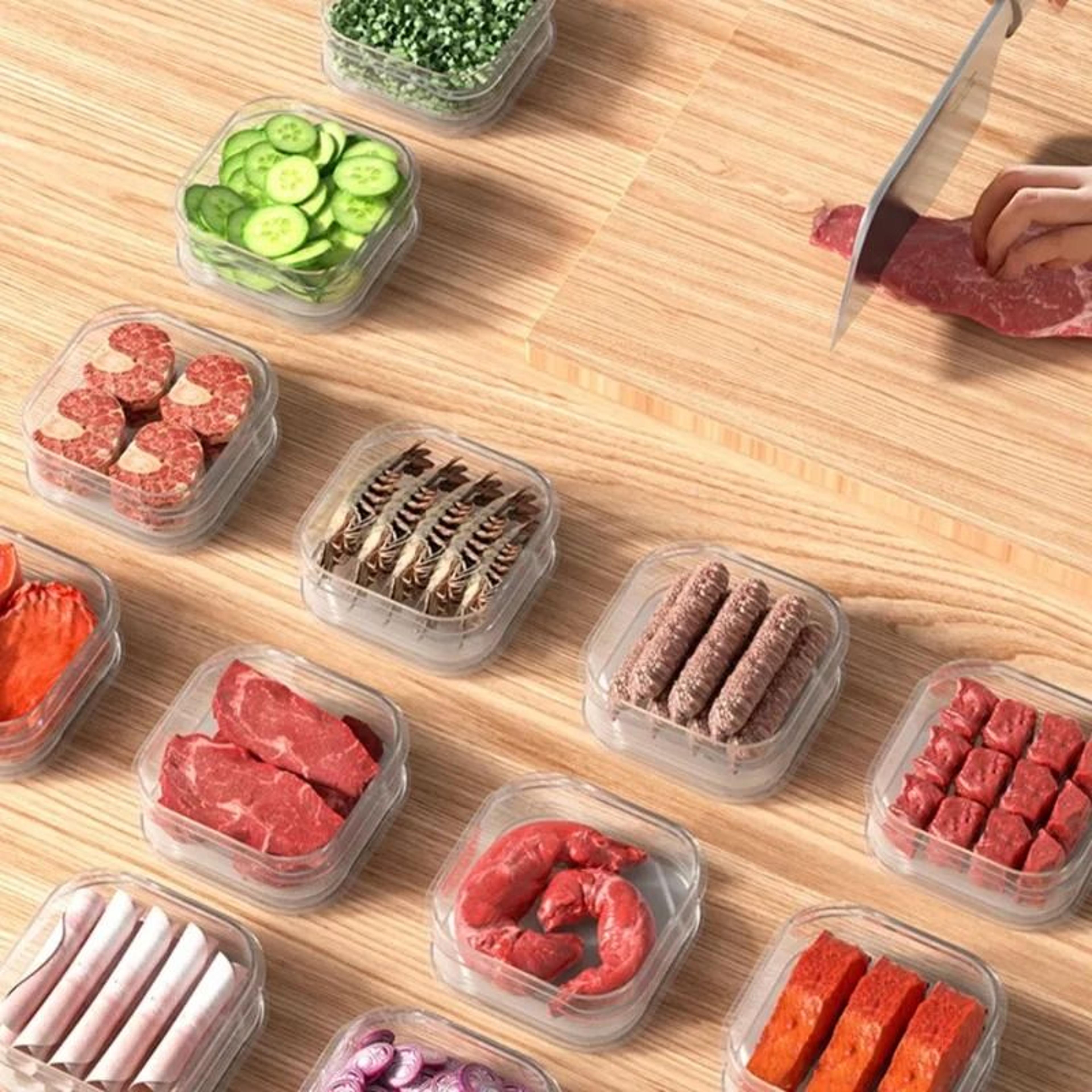 FreezerSafe Food  Meat Preservation Box Set 4