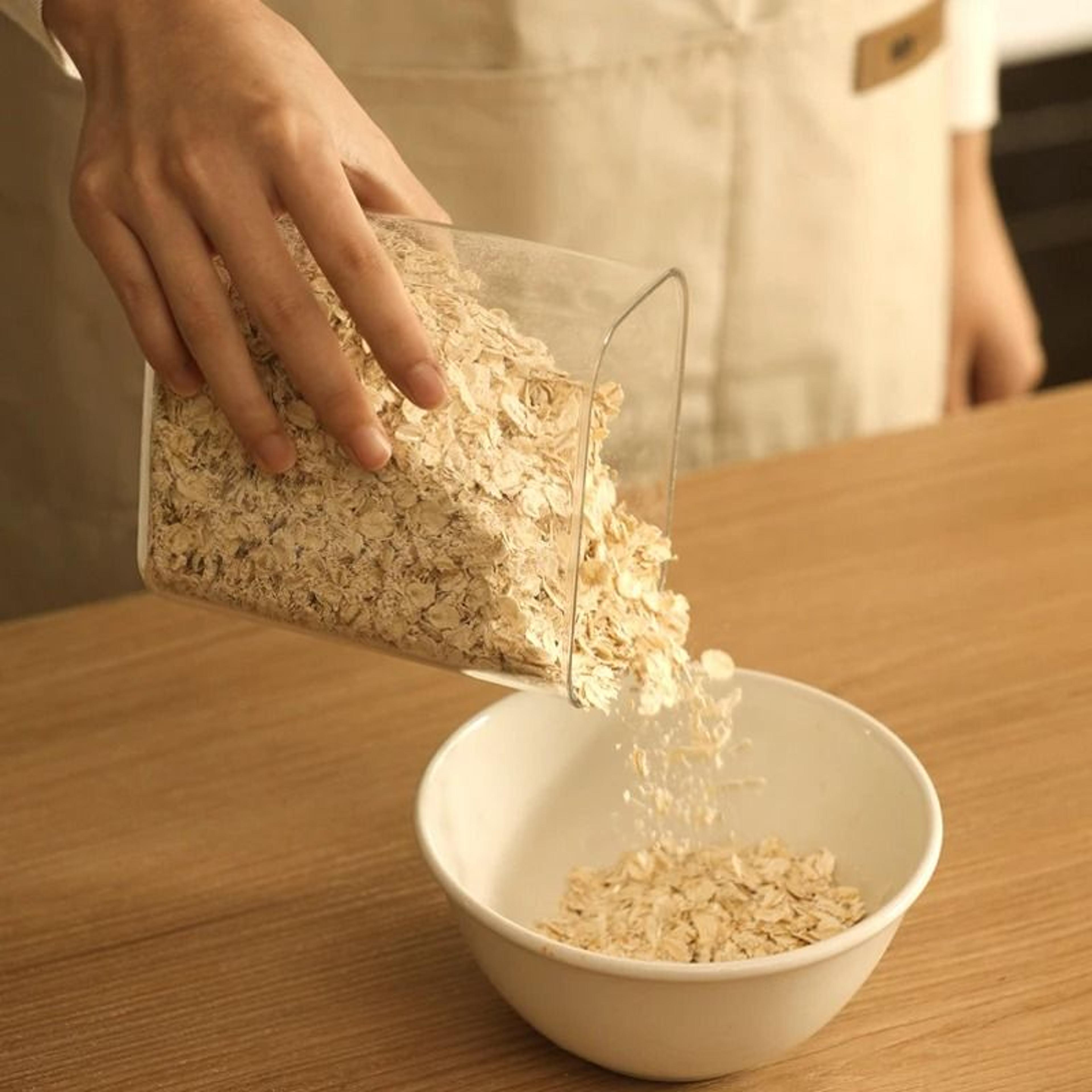 Transparent Plastic Spaghetti  Grain Storage Container 4