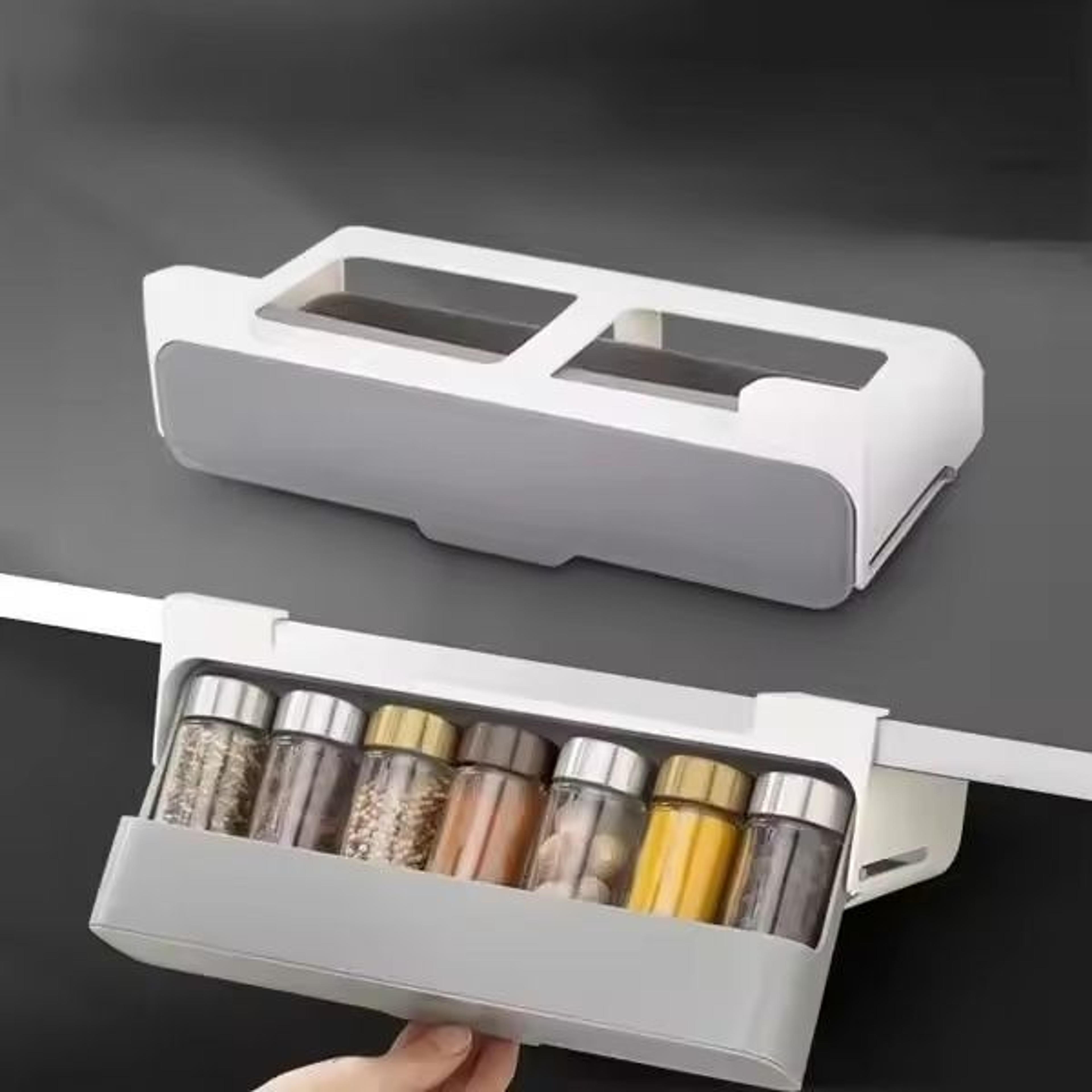 UnderShelf PullOut Kitchen Spice Organizer 7