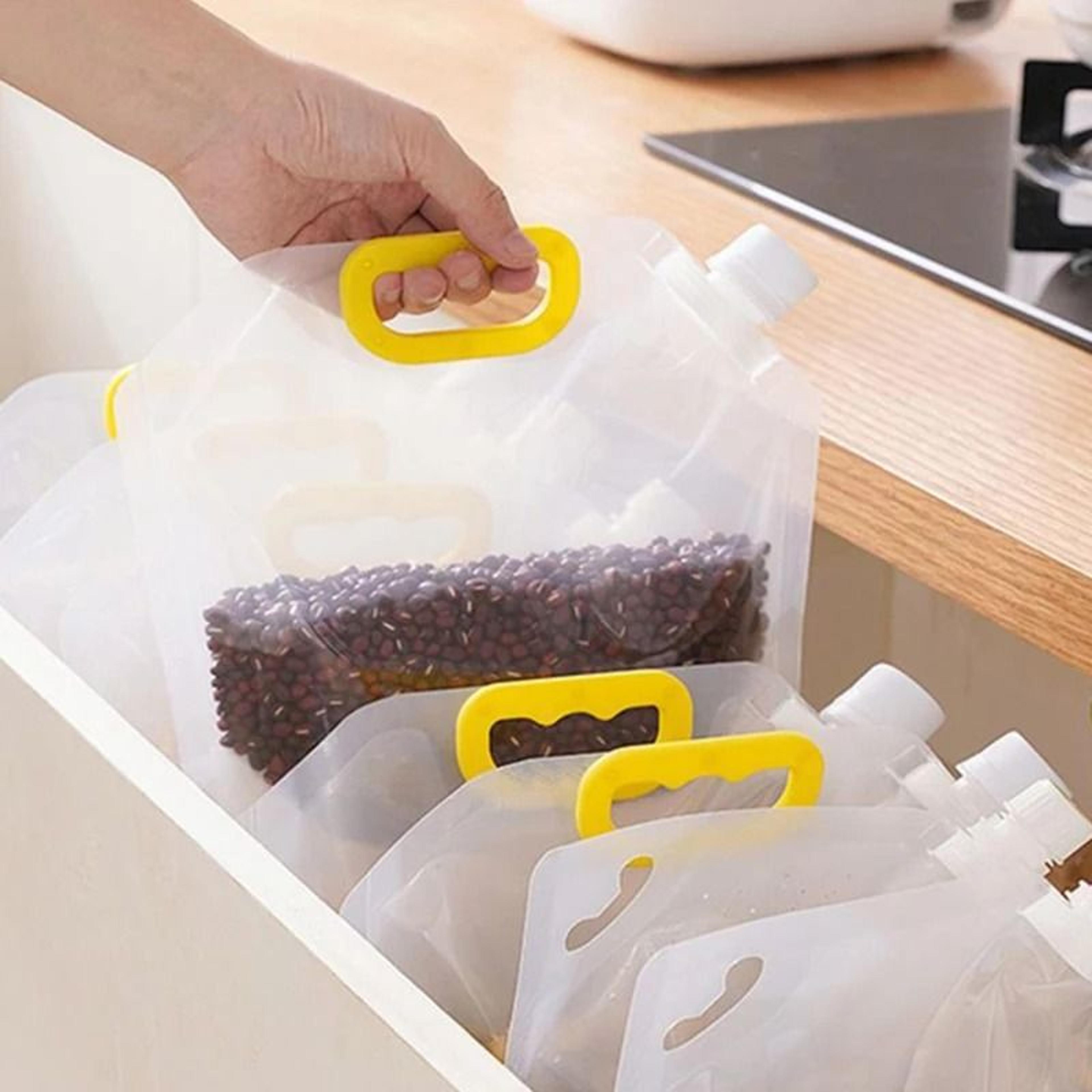 Reusable Sealed Grain  Sugar Storage Pouch Set 4Piece 4