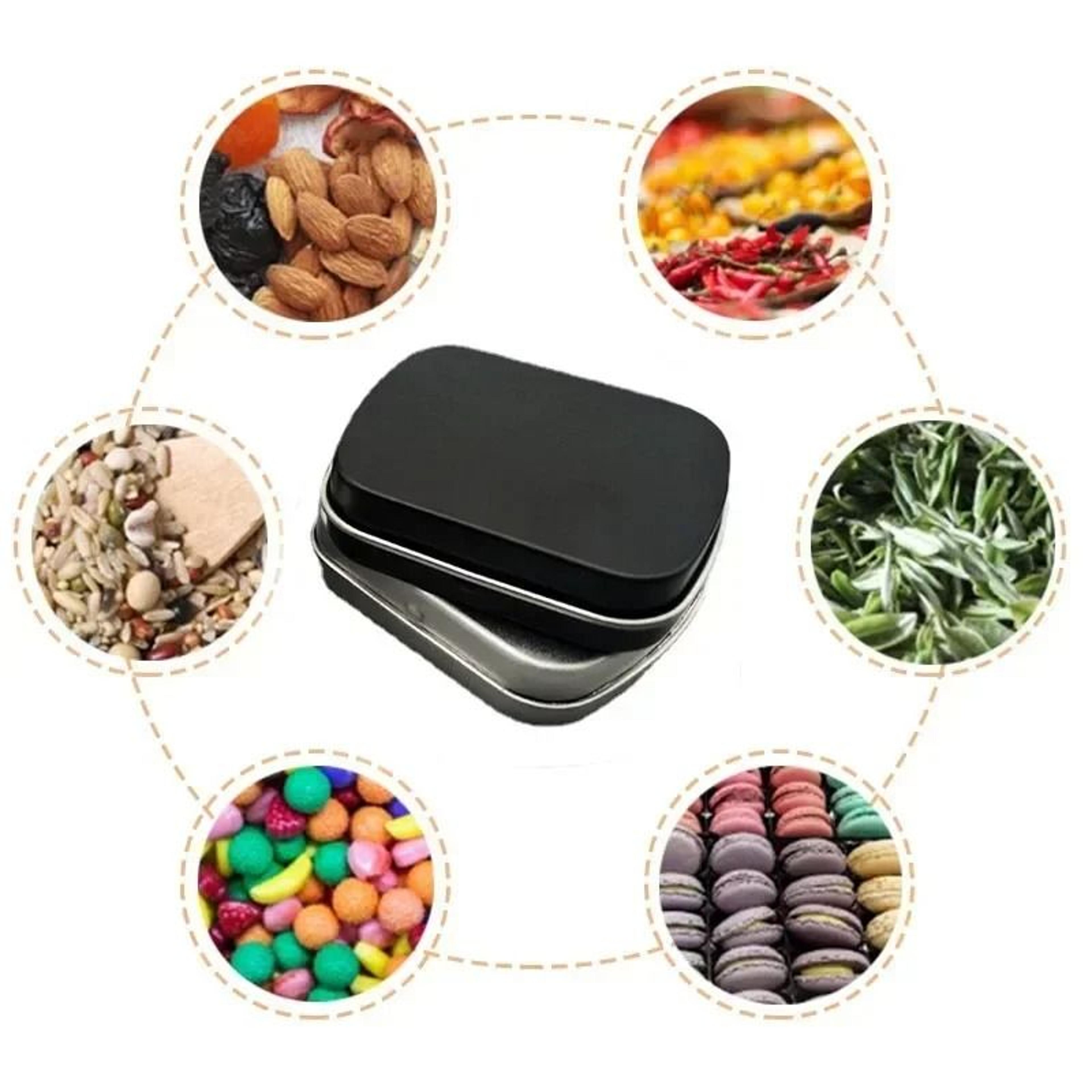Portable Mini Metal Storage Tin Box Set 12Piece 3