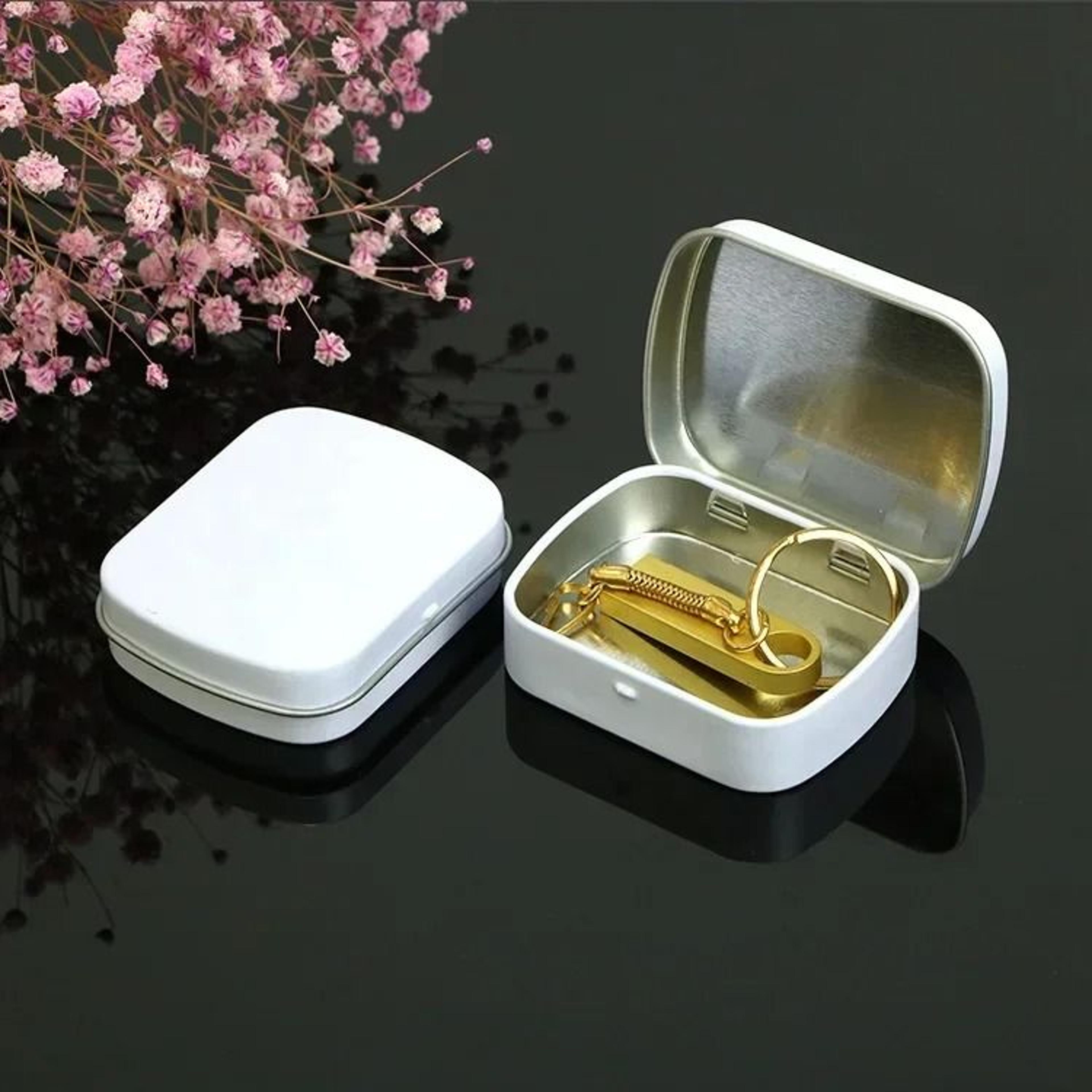 Portable Mini Metal Storage Tin Box Set 12Piece 6