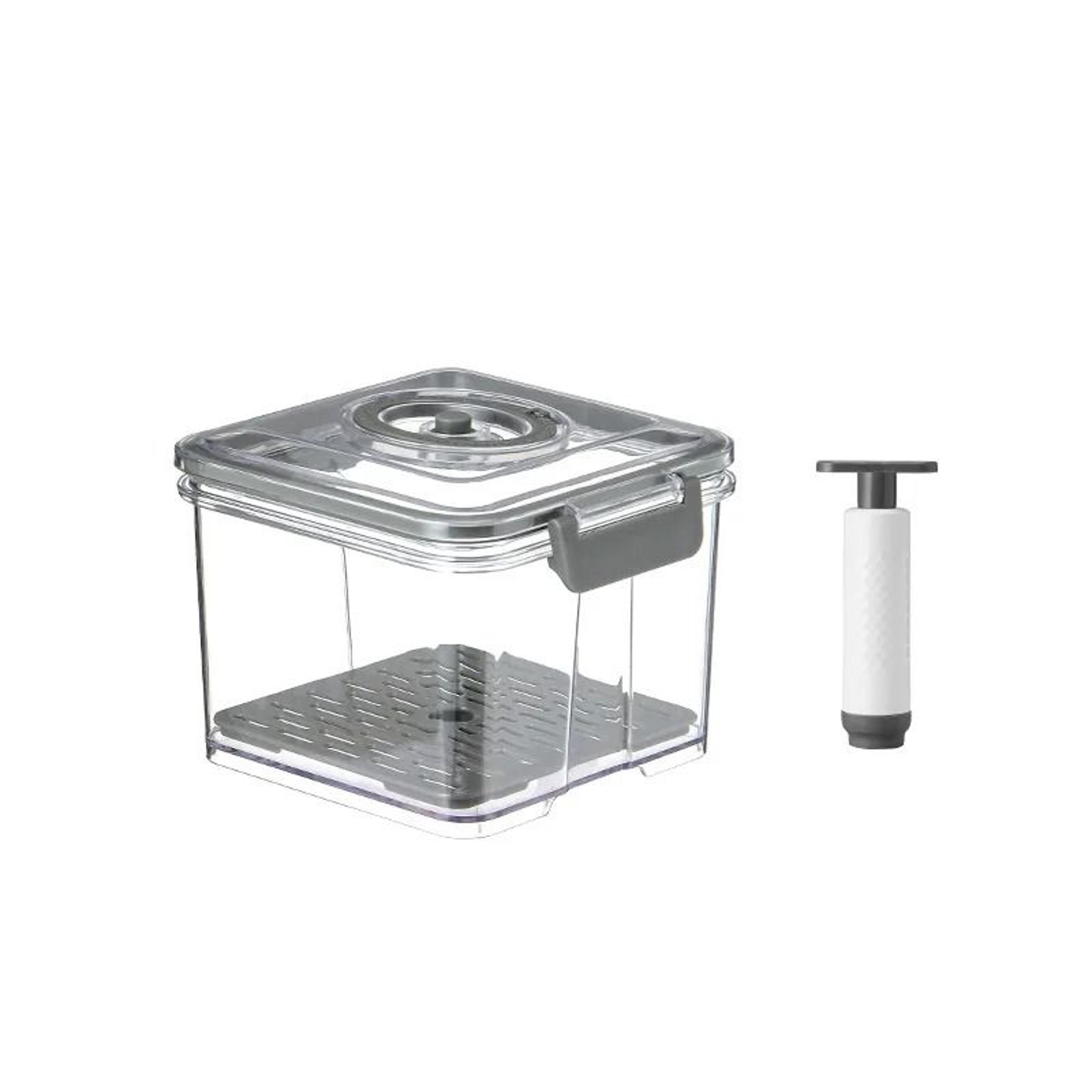 Vacuum Food Storage Container With Removable Drain Net 7