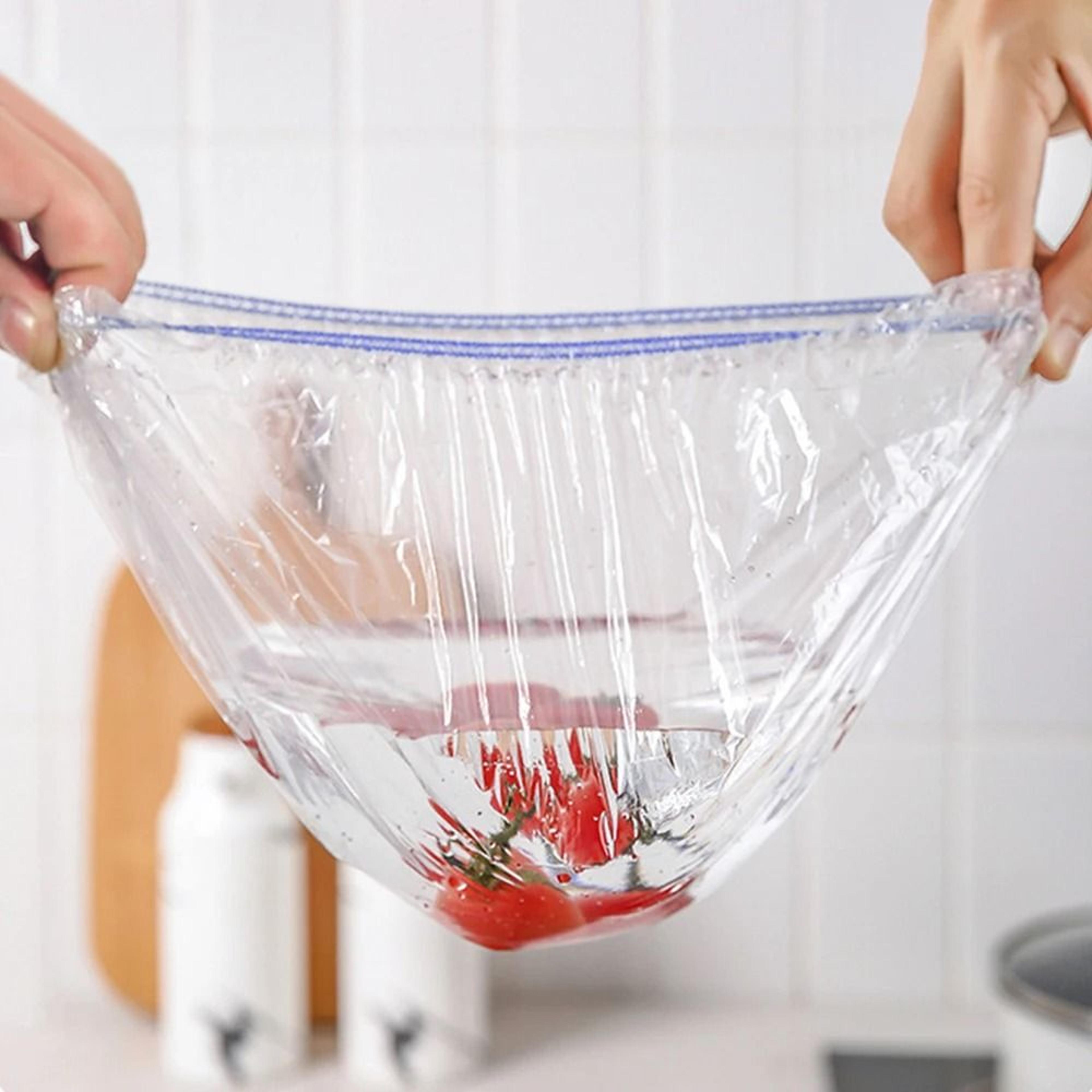 Reusable Elastic Food  Fruit Cover Bags Set 4