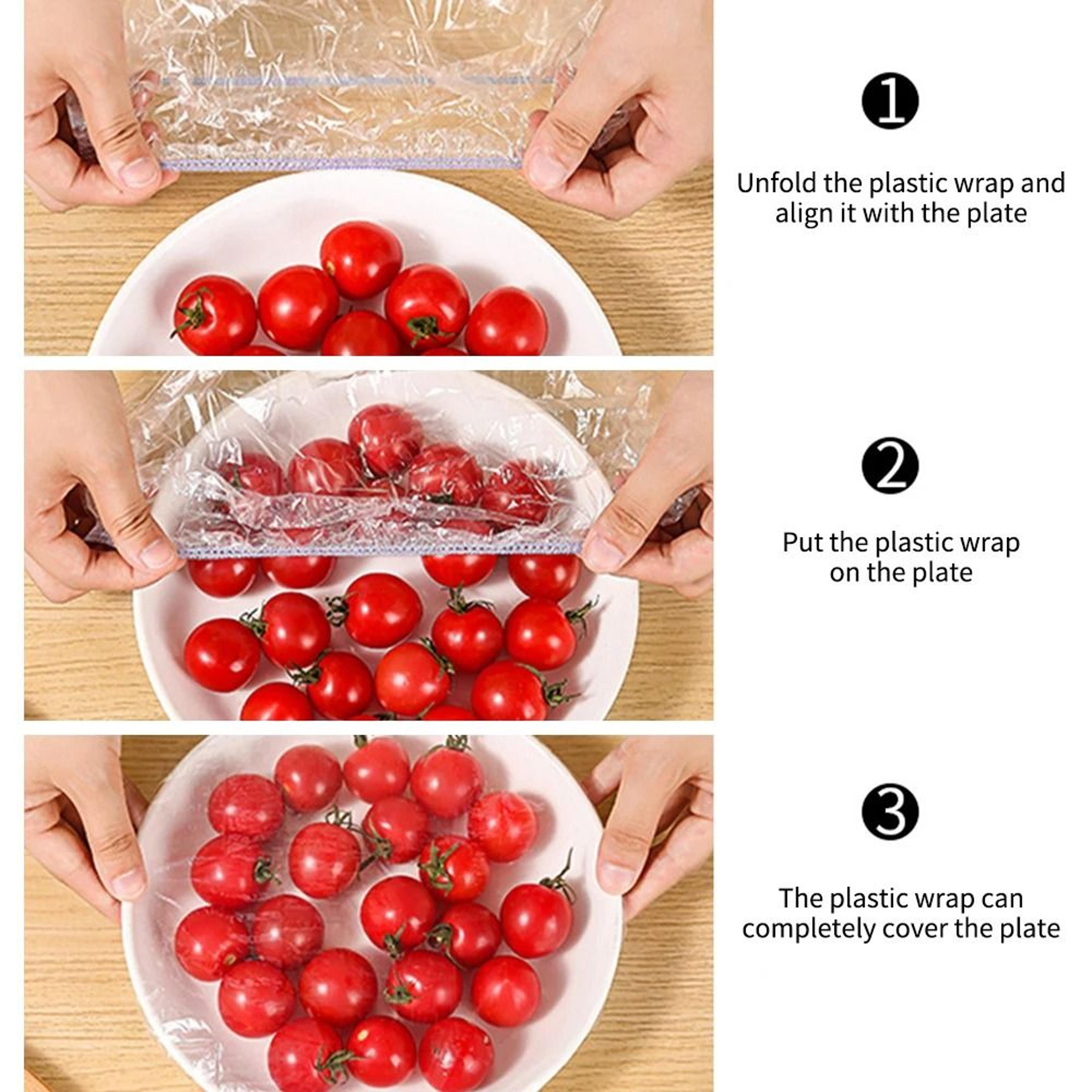 Reusable Elastic Food  Fruit Cover Bags Set 5