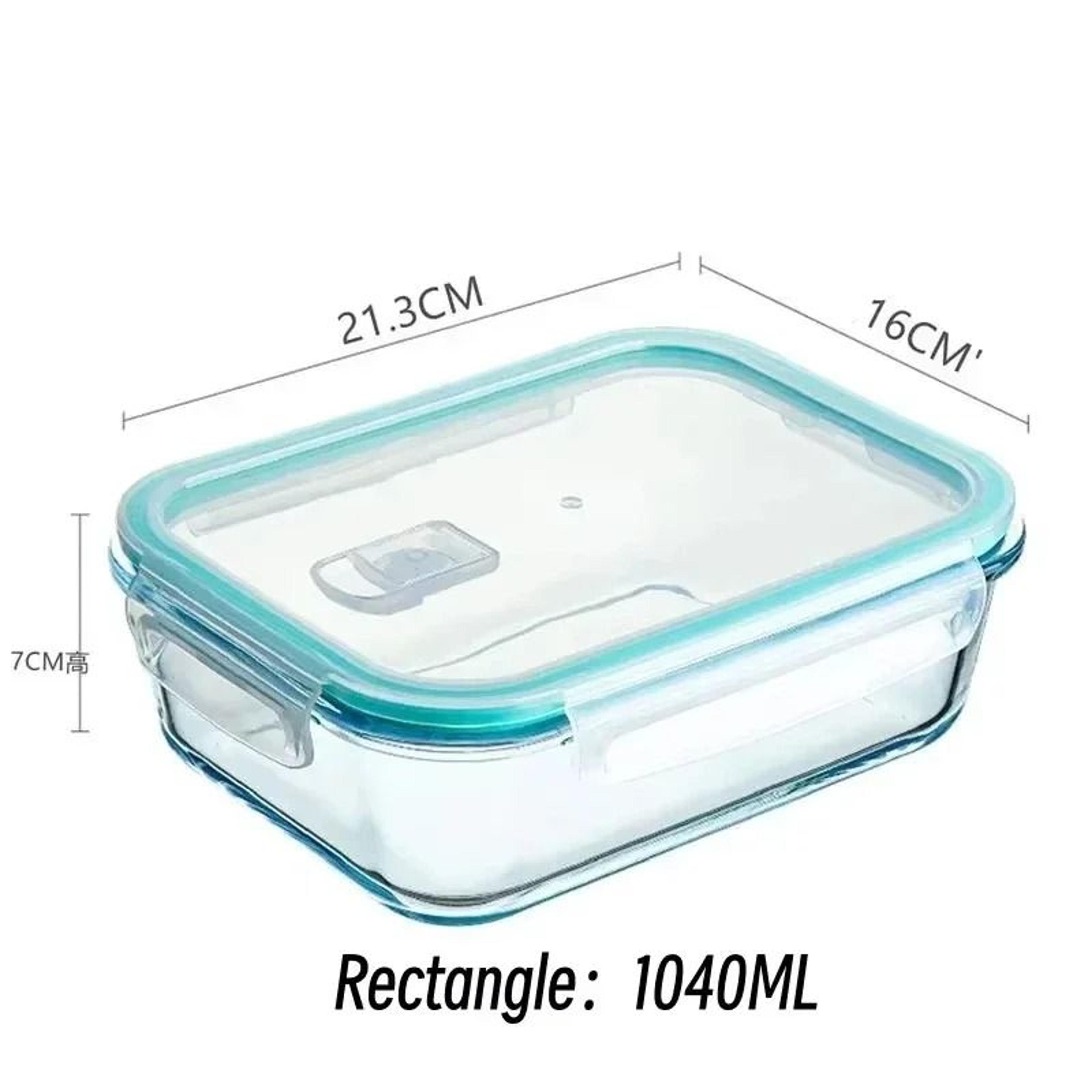 Airtight Glass Food Storage Container Bento Box 9