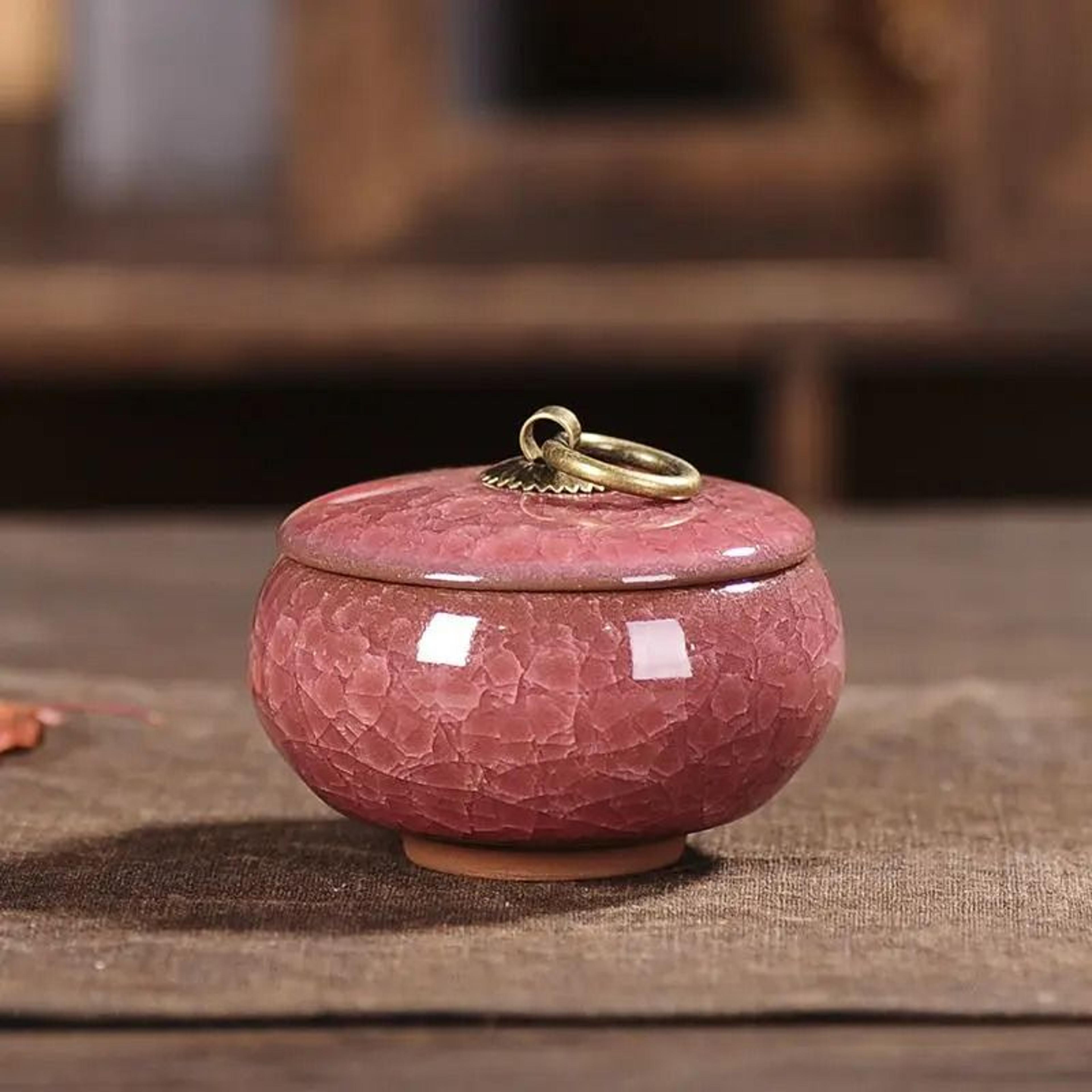 Portable Ceramic Tea Coffee  Sugar Storage Jar 17