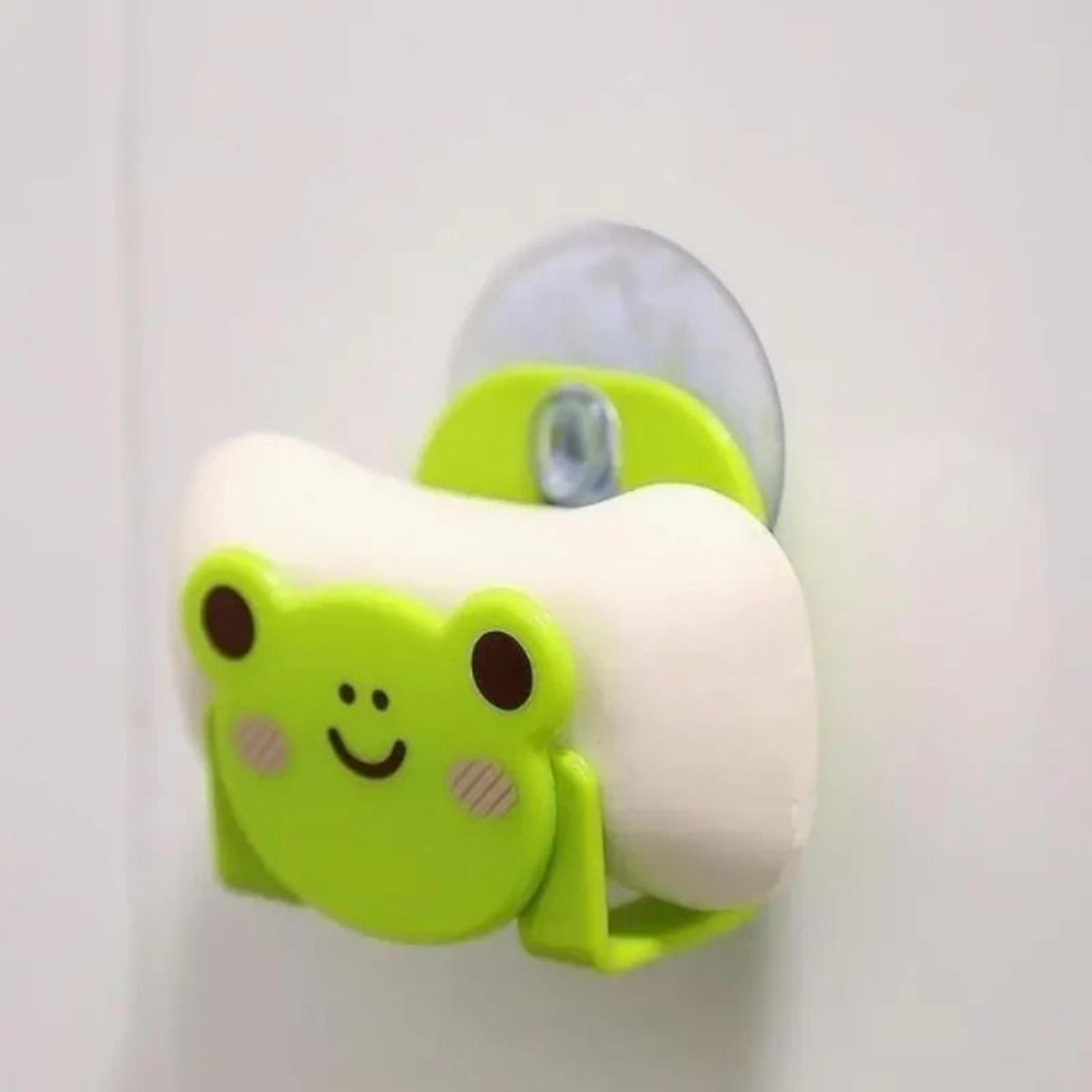 Compact Suction Cup Sink Drain  Sponge Holder 1