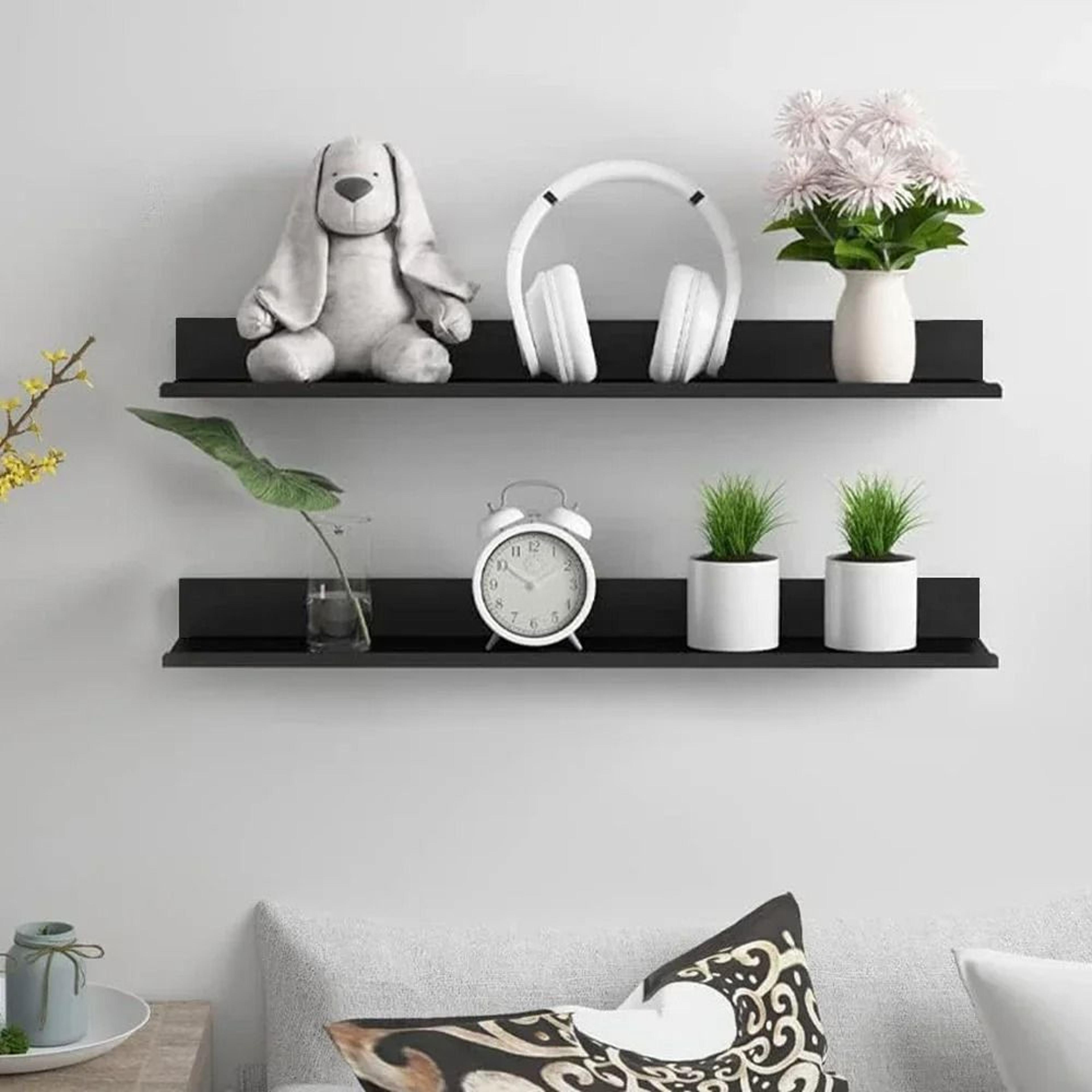 WallMounted Aluminum Alloy Floating Shelves 0