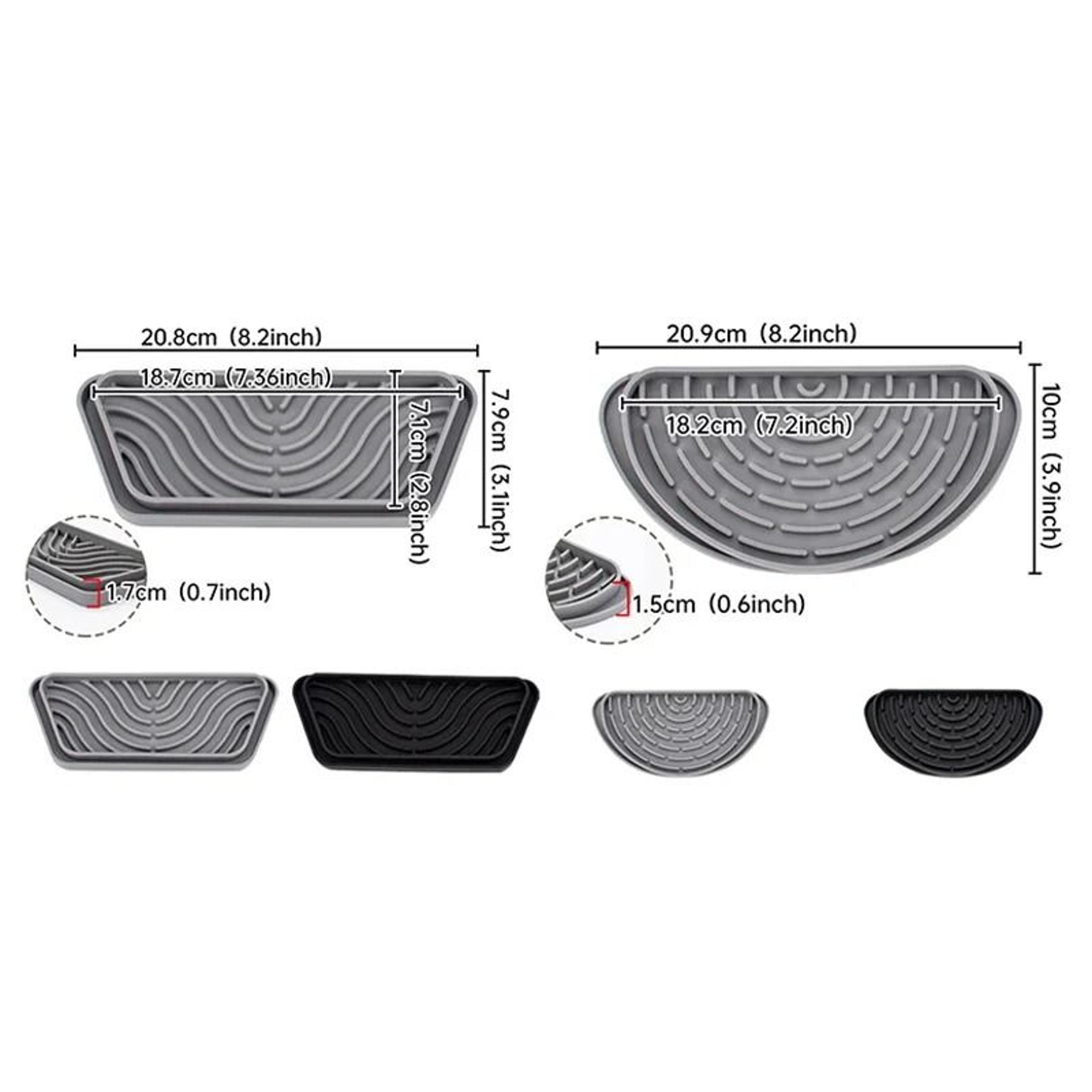 Silicone Water Dispenser SplashProof Drip  Drainage Tray 5