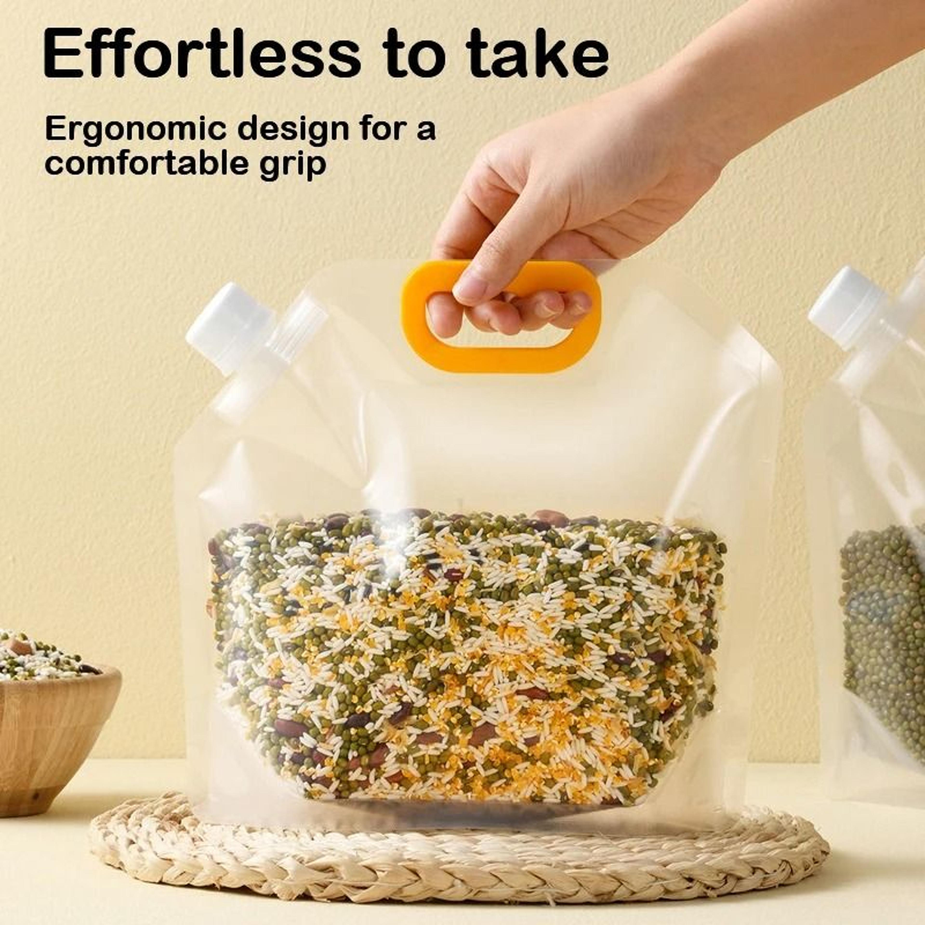 Portable Reusable Grain  Liquid Storage Bag 5Pack 1