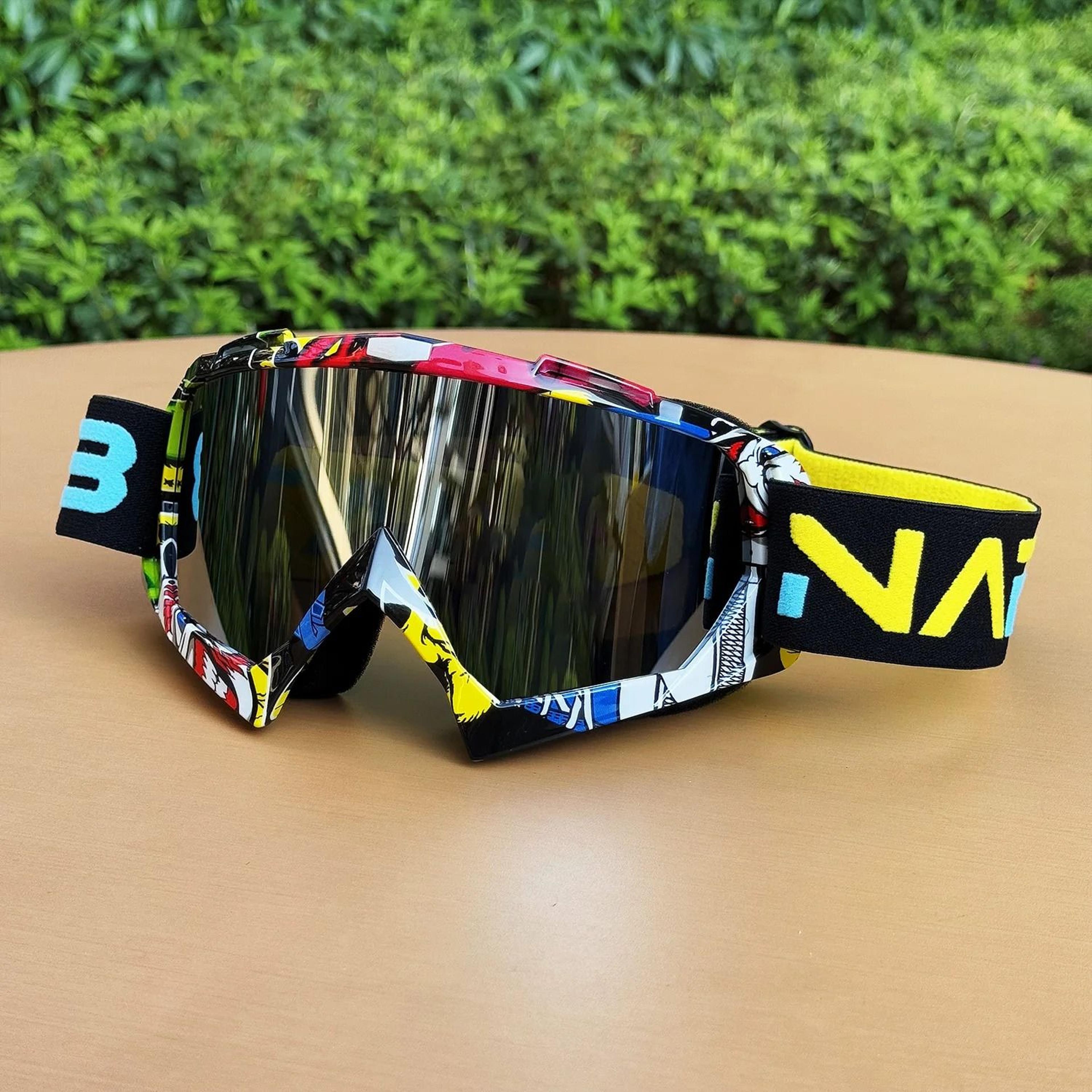 NAFEIB Performance AntiImpact Motocross  OffRoad Goggles 16