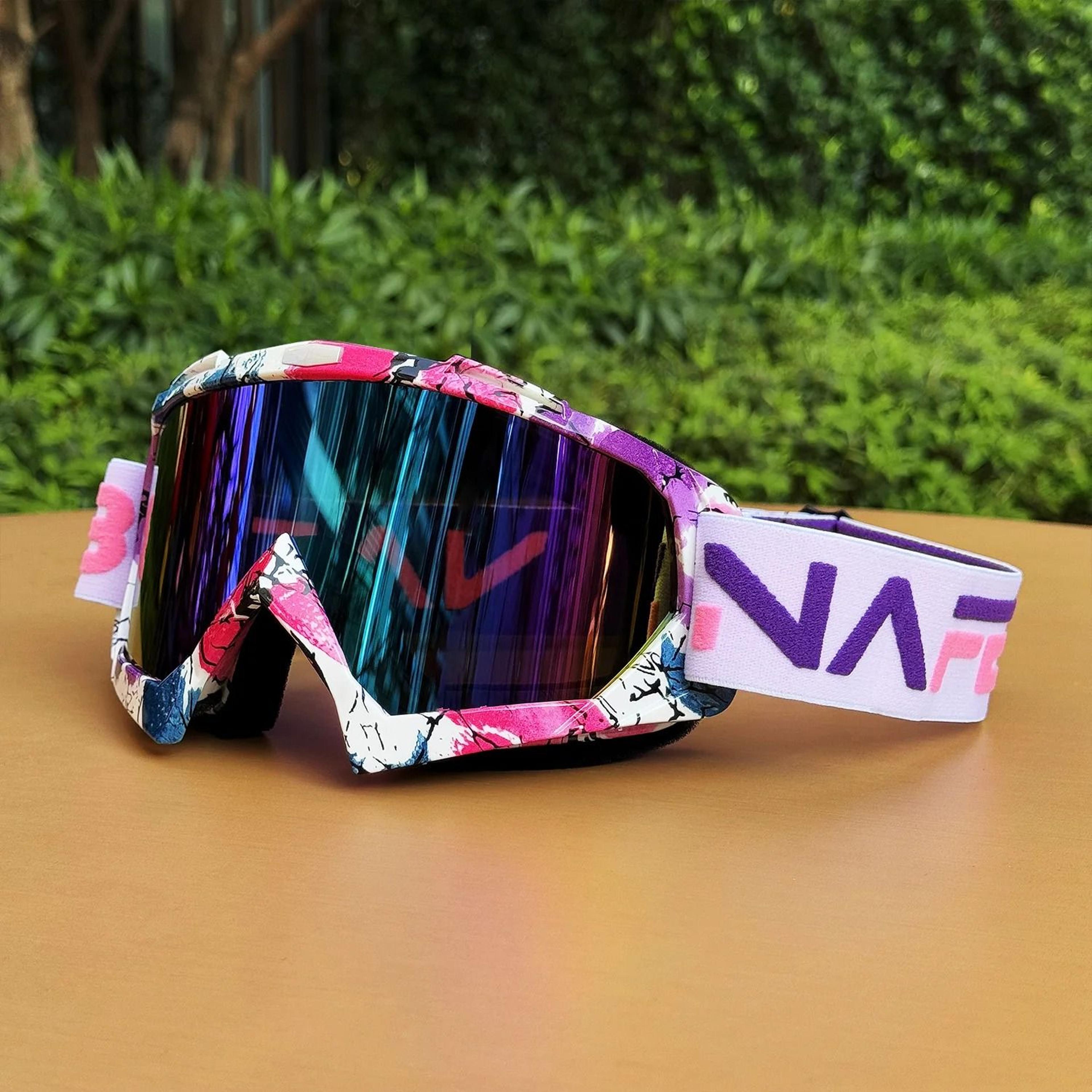 NAFEIB Performance AntiImpact Motocross  OffRoad Goggles 7