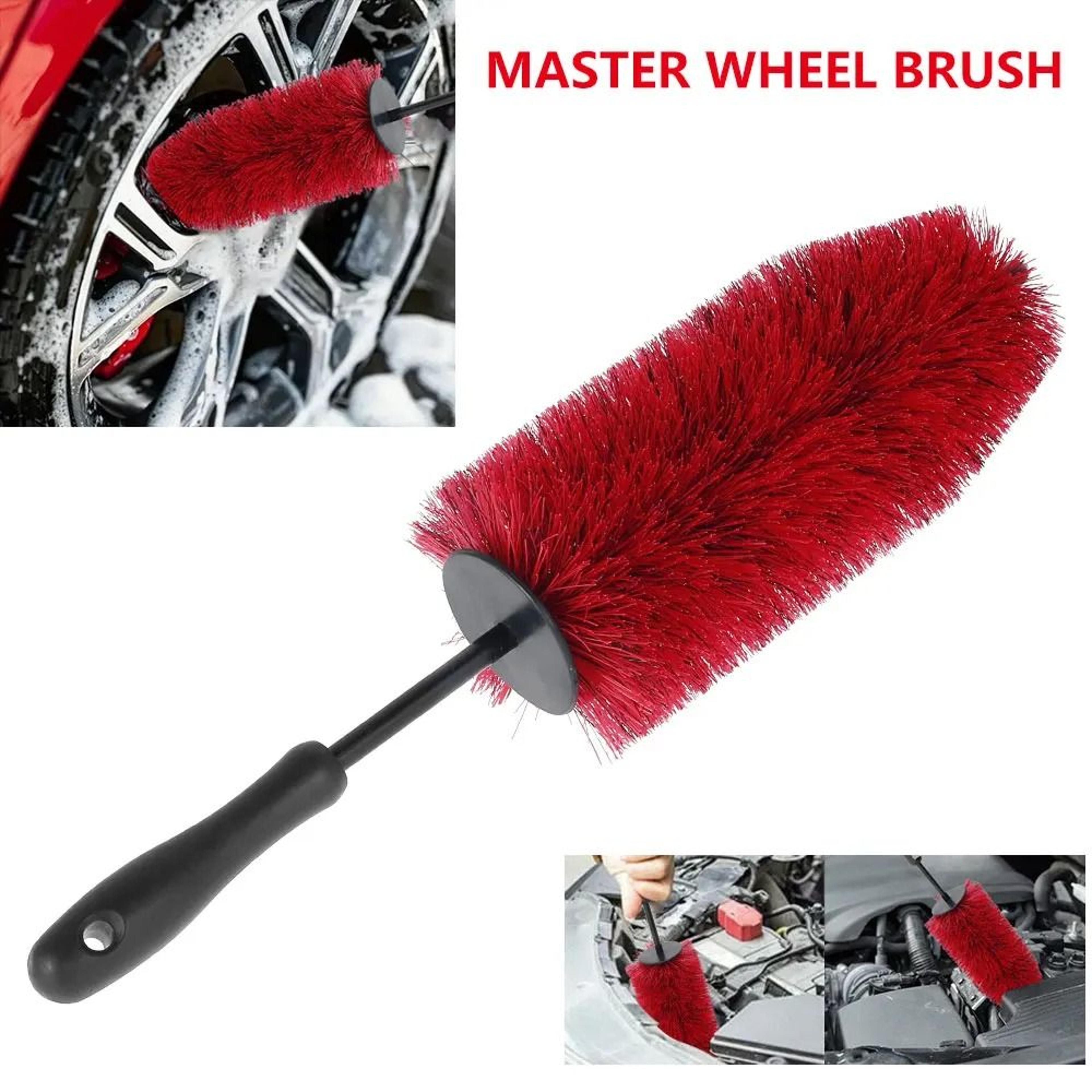 premium 45cm non-scratch car wheel & rim detailing brush