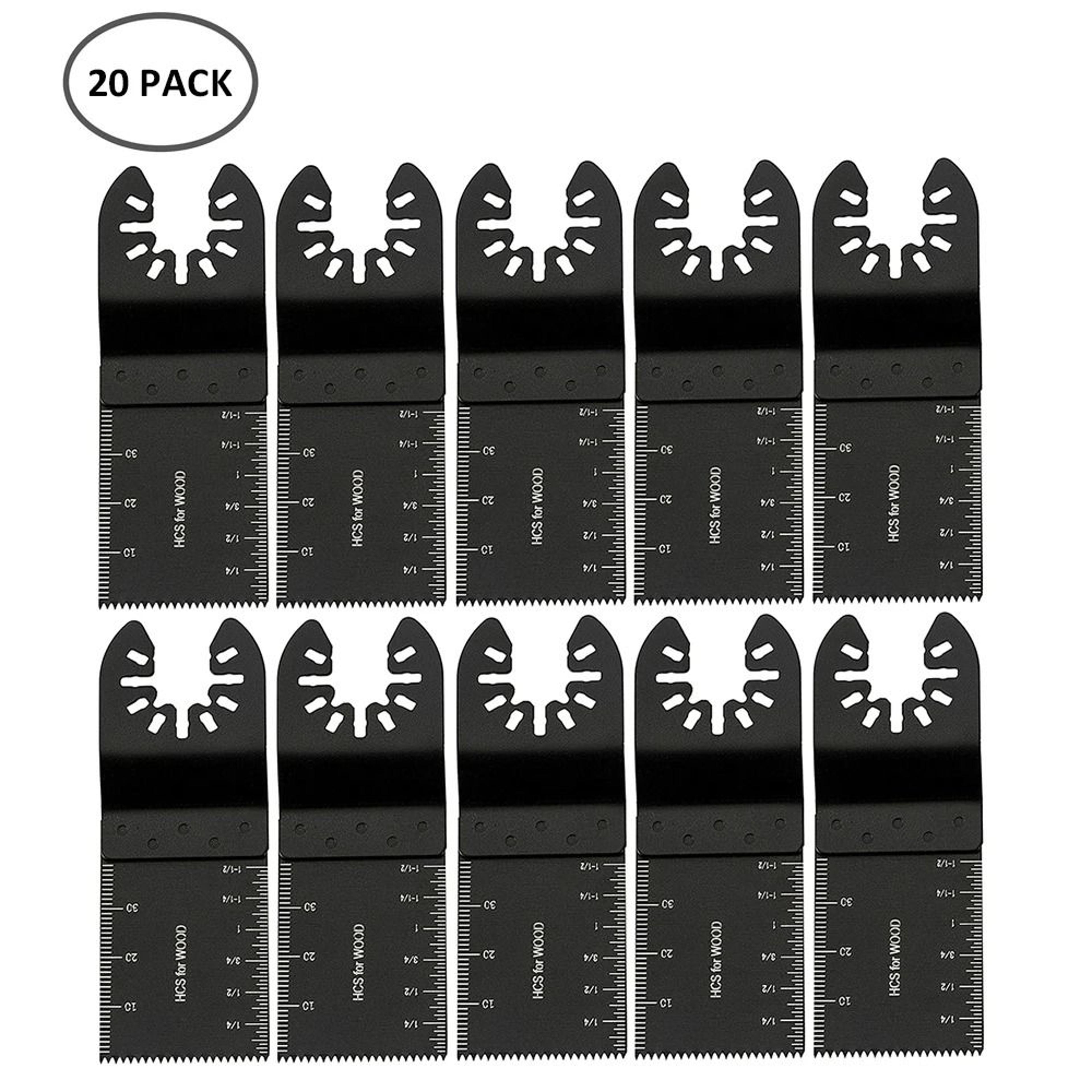 Universal Oscillating MultiTool Saw Blade Set 6