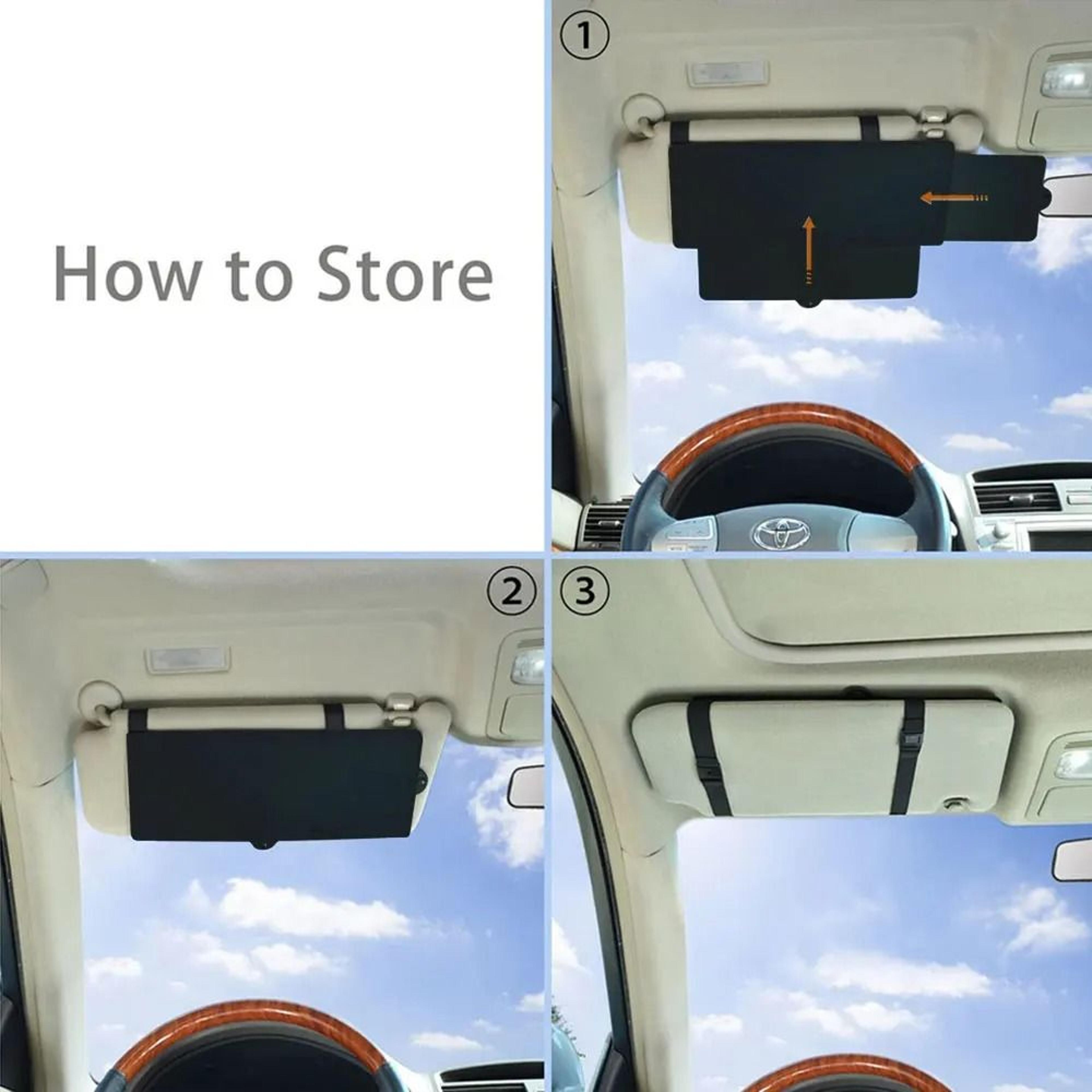 Premium AntiGlare Car Sun Visor Extender Shield 3